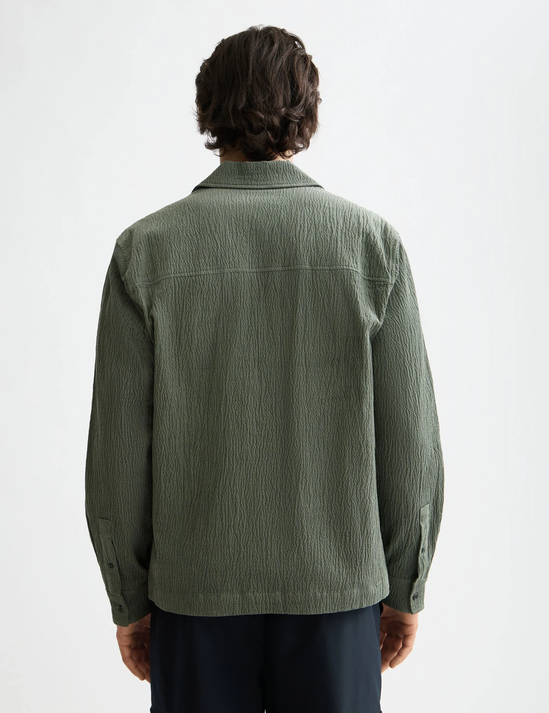 Quarter zip corduroy shirt - Image 3