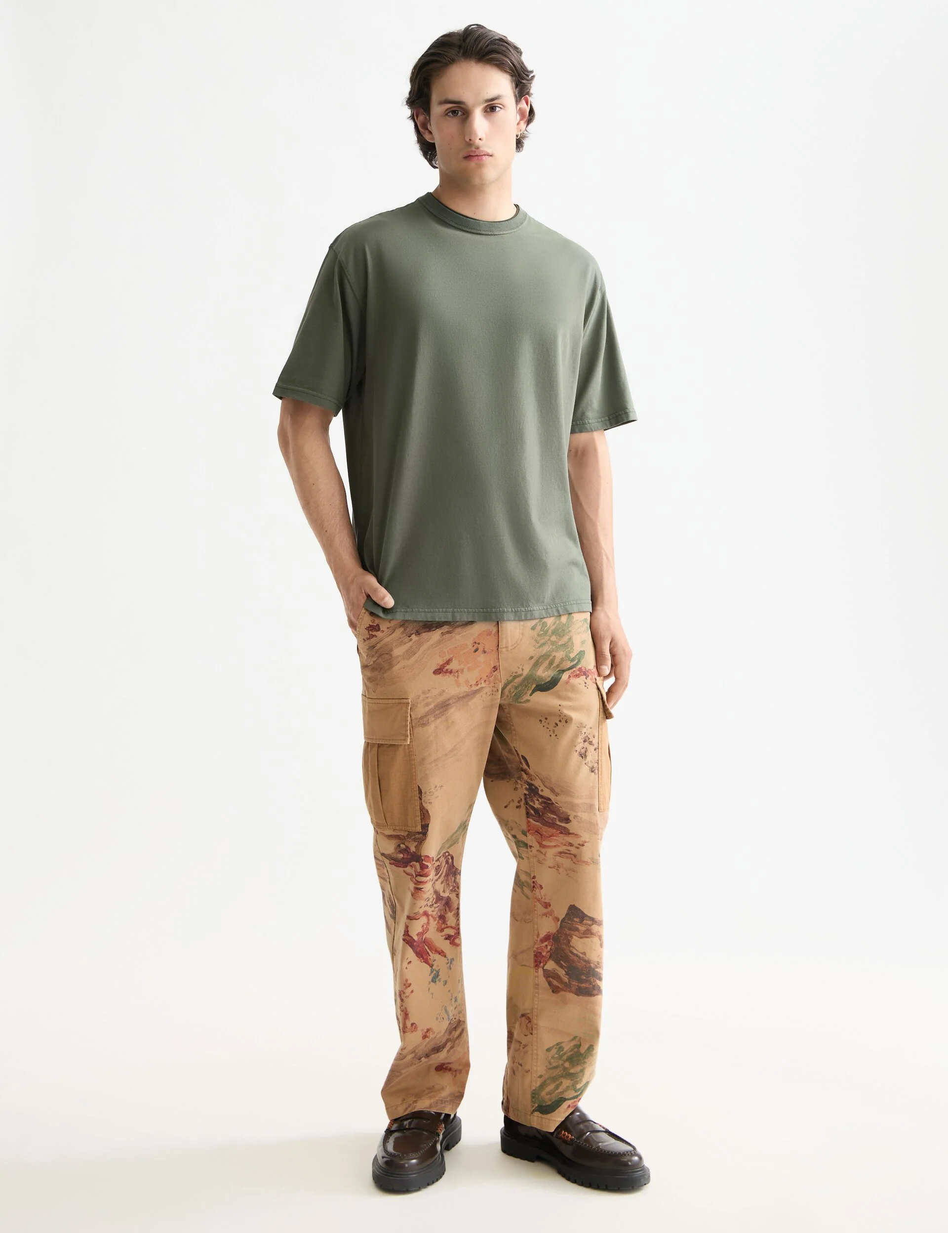 3 Crosses Garment Dye T-shirt - Image 2