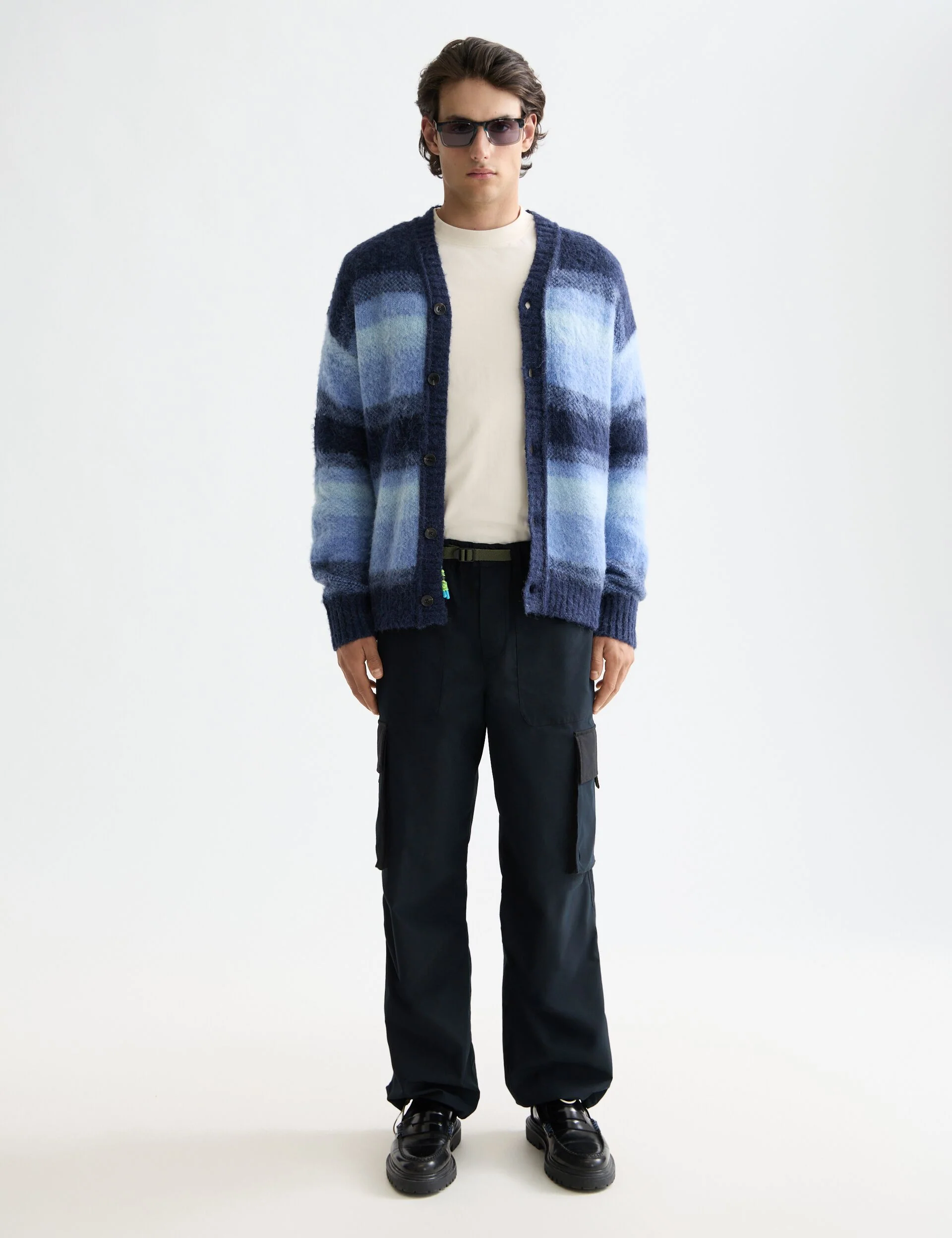 Alpaca wool blend cardigan - Image 2