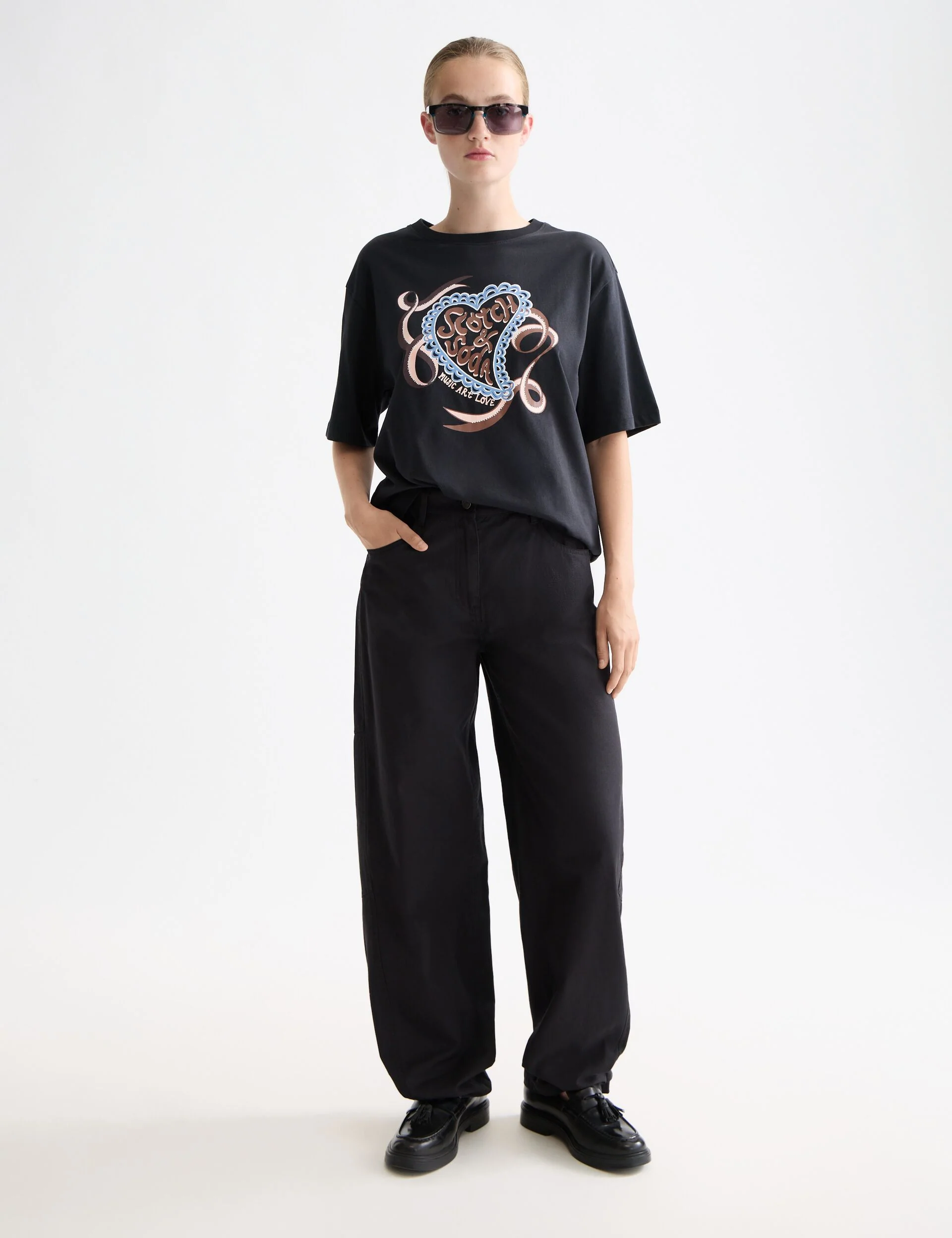 Artwork loose fit T-shirt - Image 2