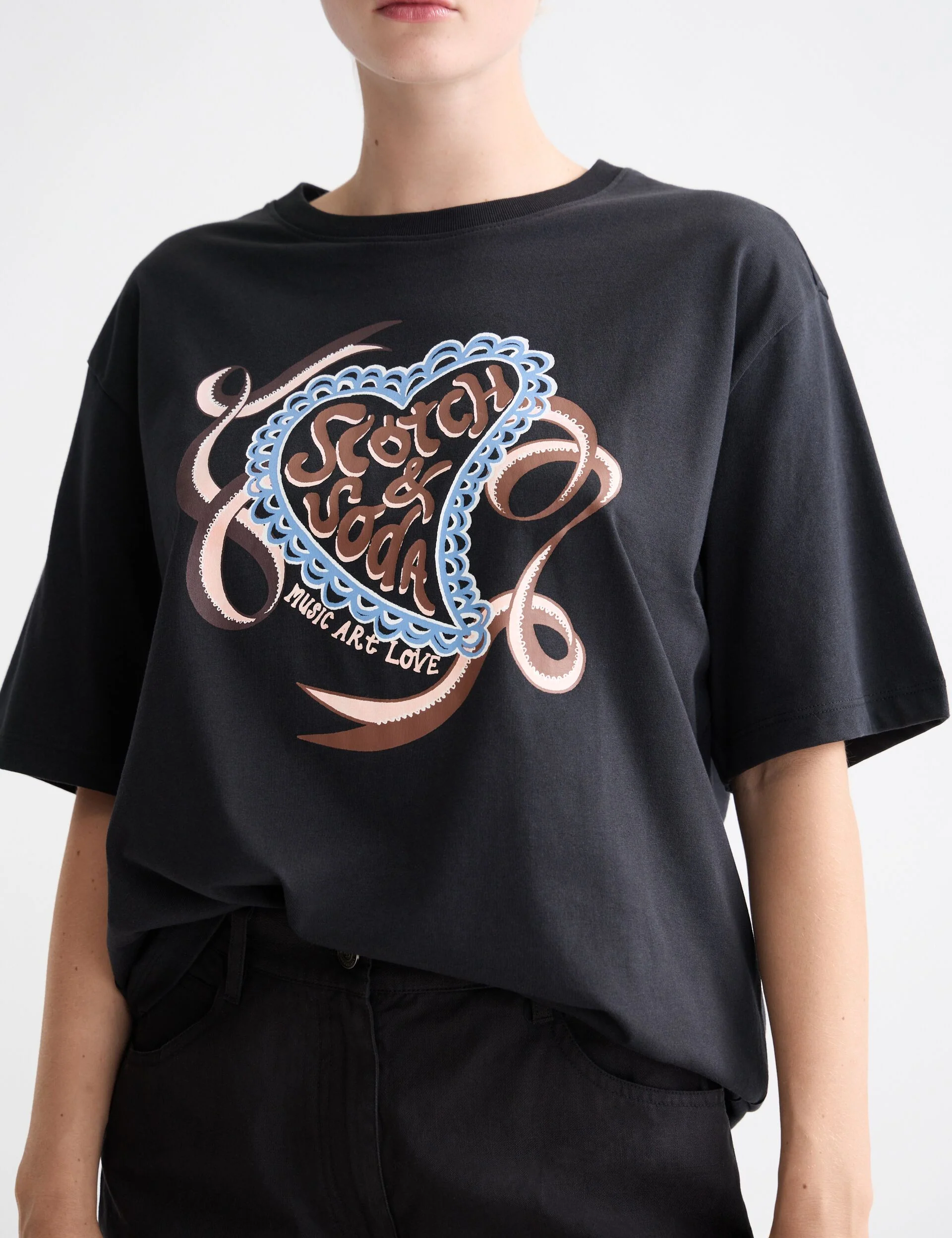 Artwork loose fit T-shirt - Image 4