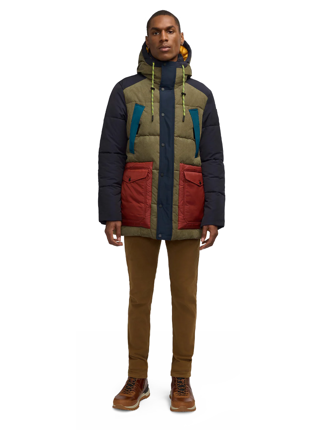 Arza Mixed Media Quilted Parka - Image 2