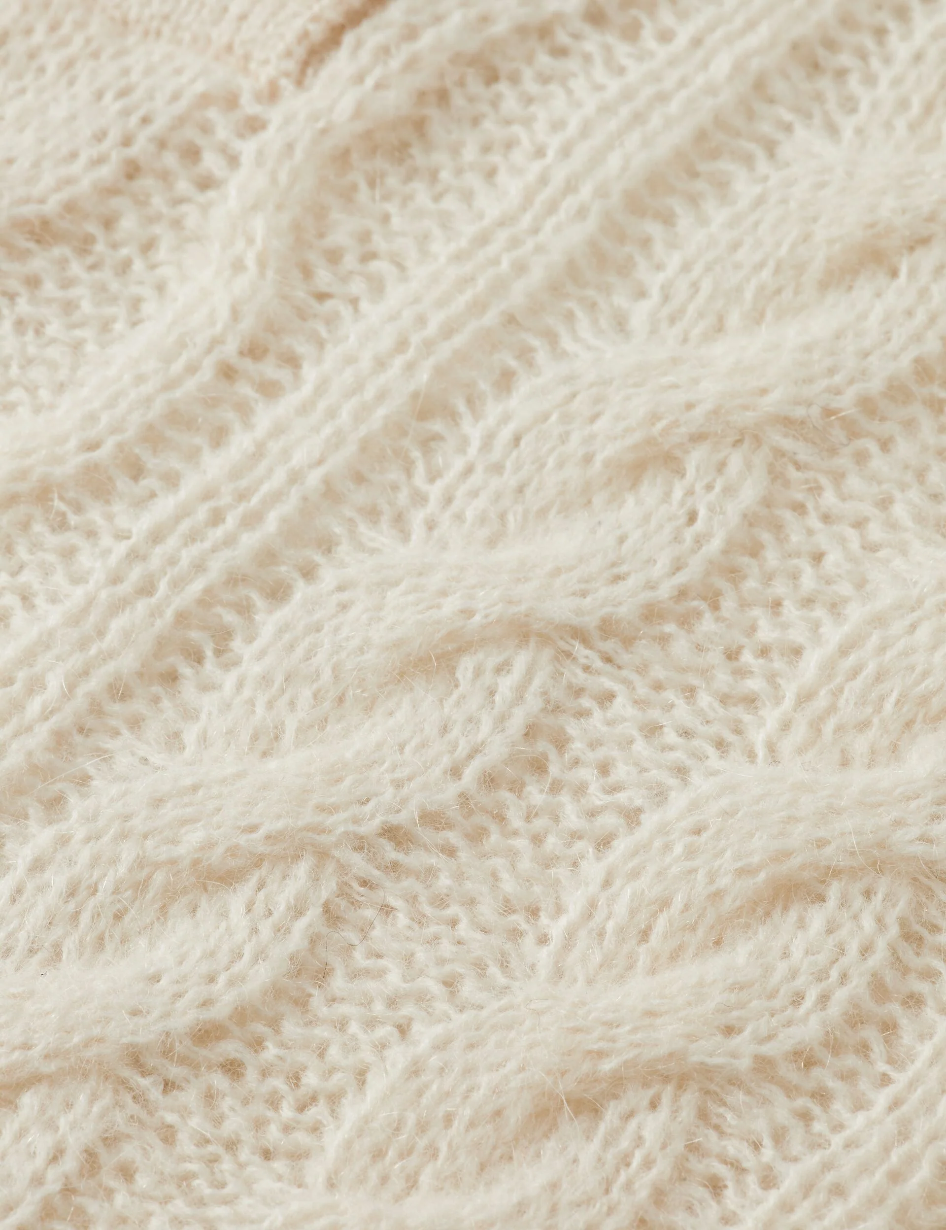 Cable stitch polo neck pullover - Image 7