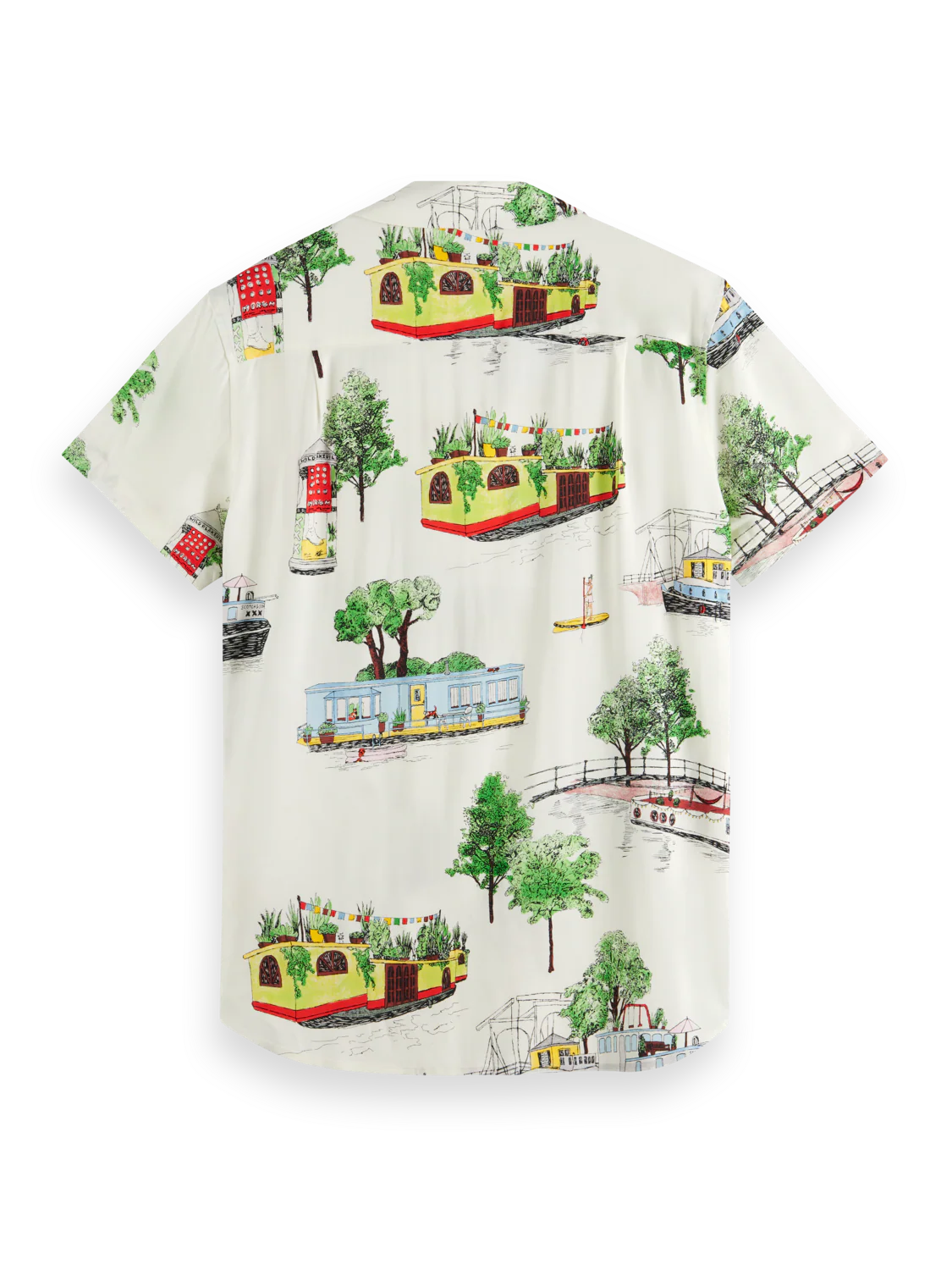 Canal Boats Printed Shirt - Image 2