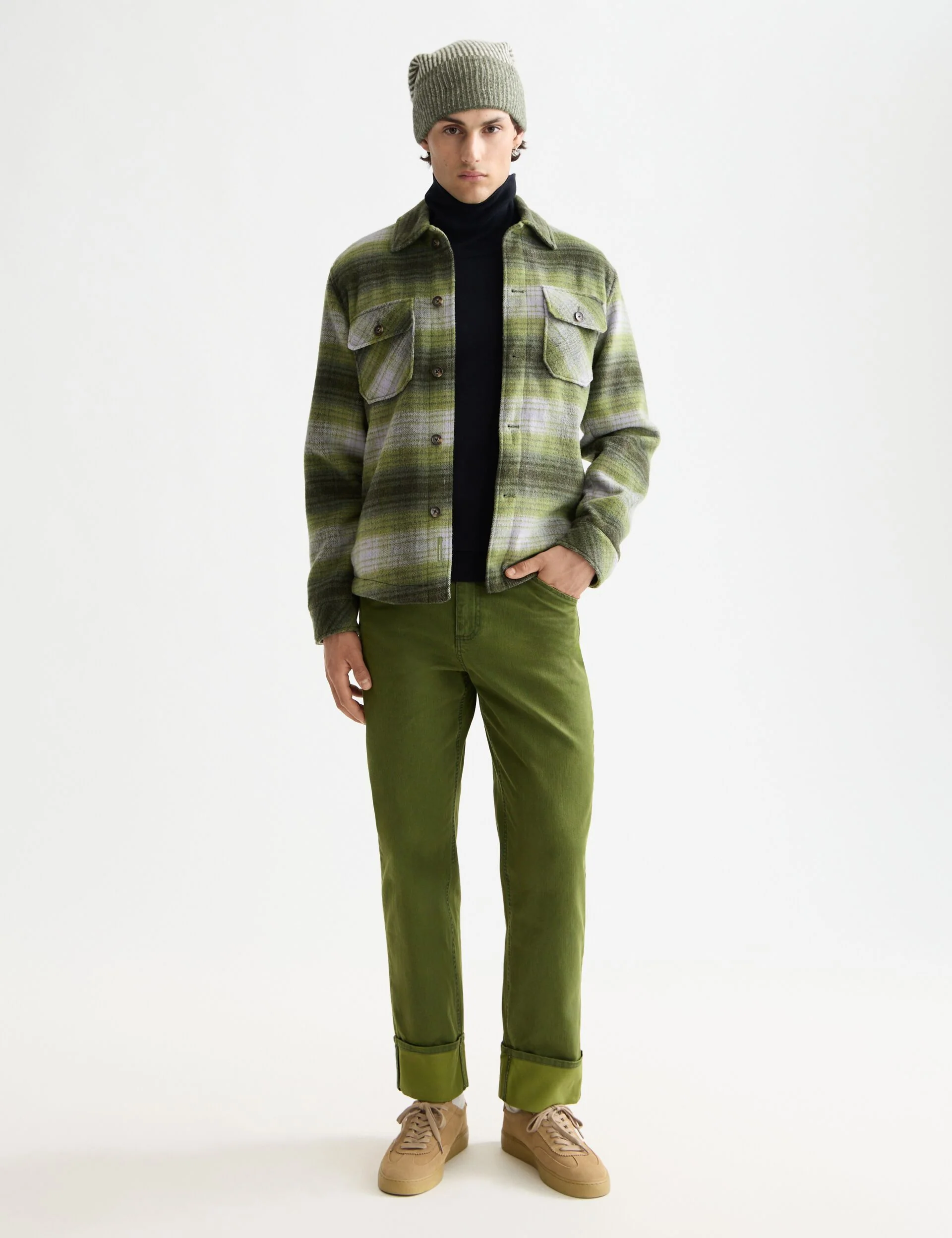 Check overshirt - Image 2