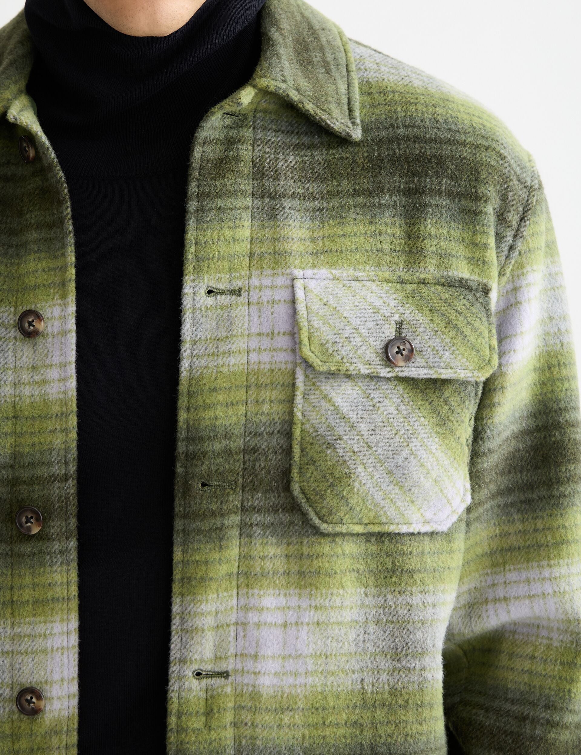 Check overshirt - Image 4