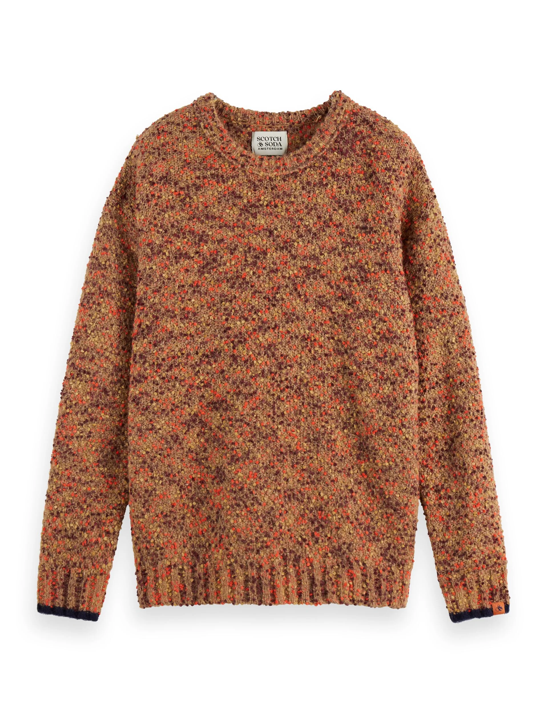 Chunky Slub Dropped Shoulder Pullover - Image 5