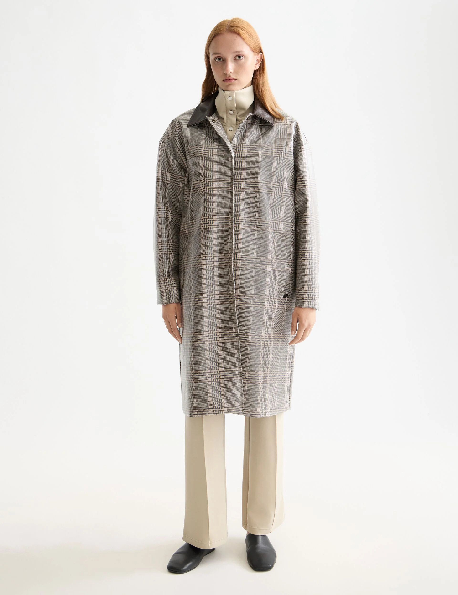 Coated raincoat