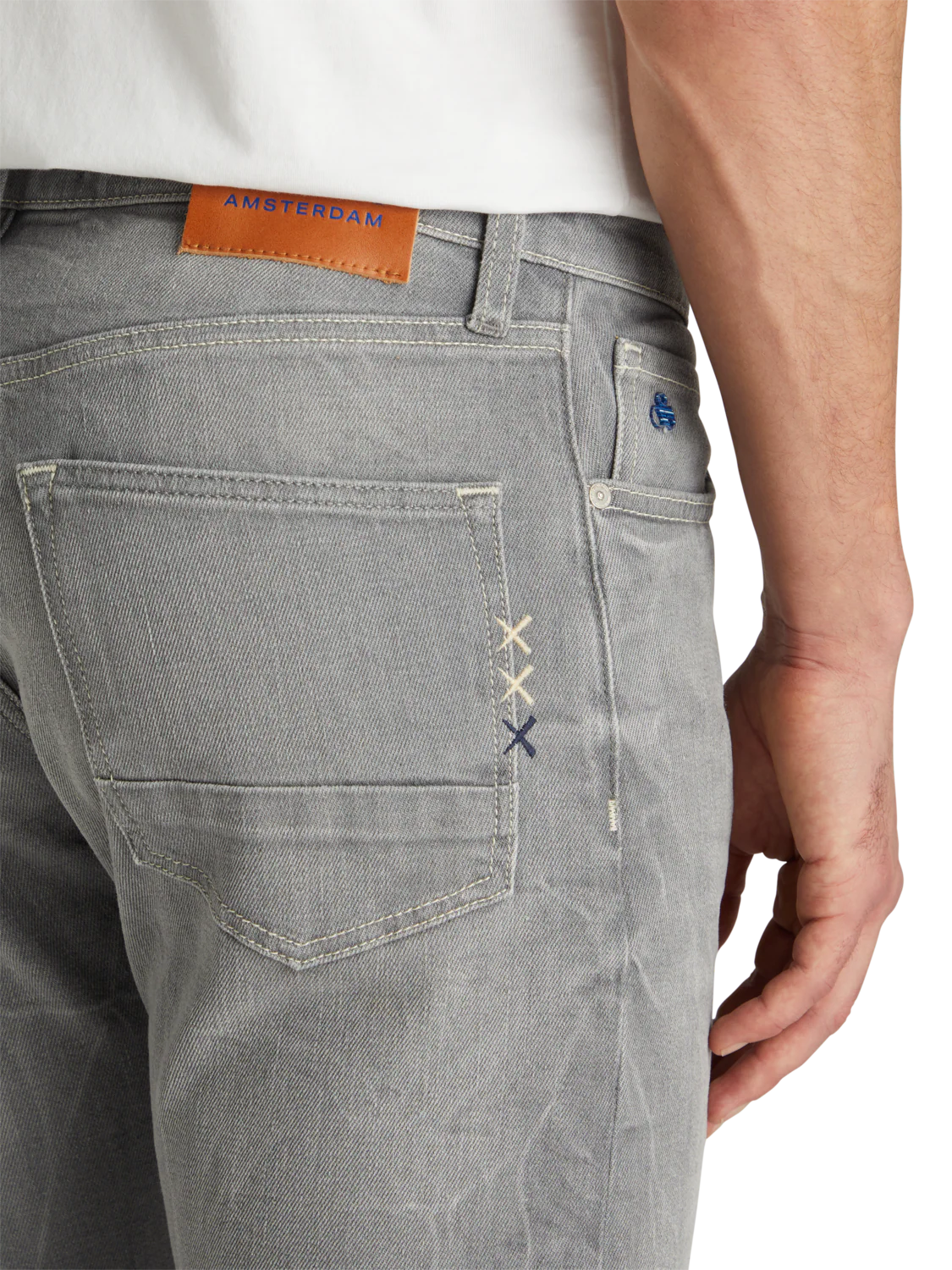 CORE Ralston regular slim jeans  –  Grey Sands - Image 5
