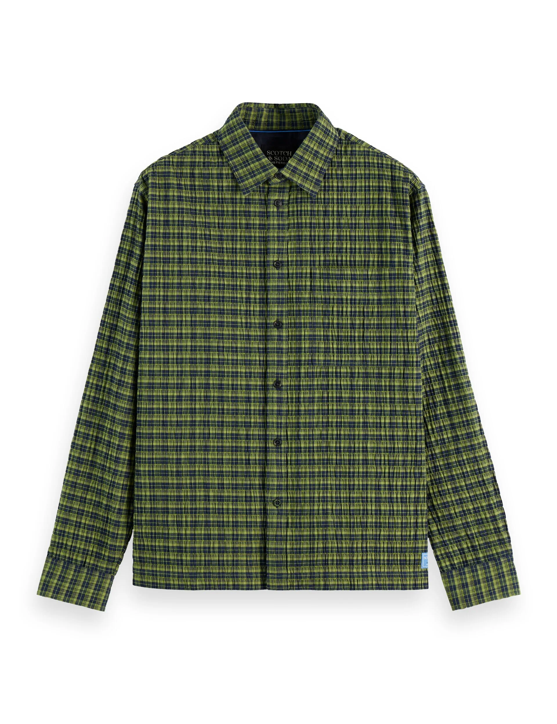 Crinkle checked shirt - Image 5