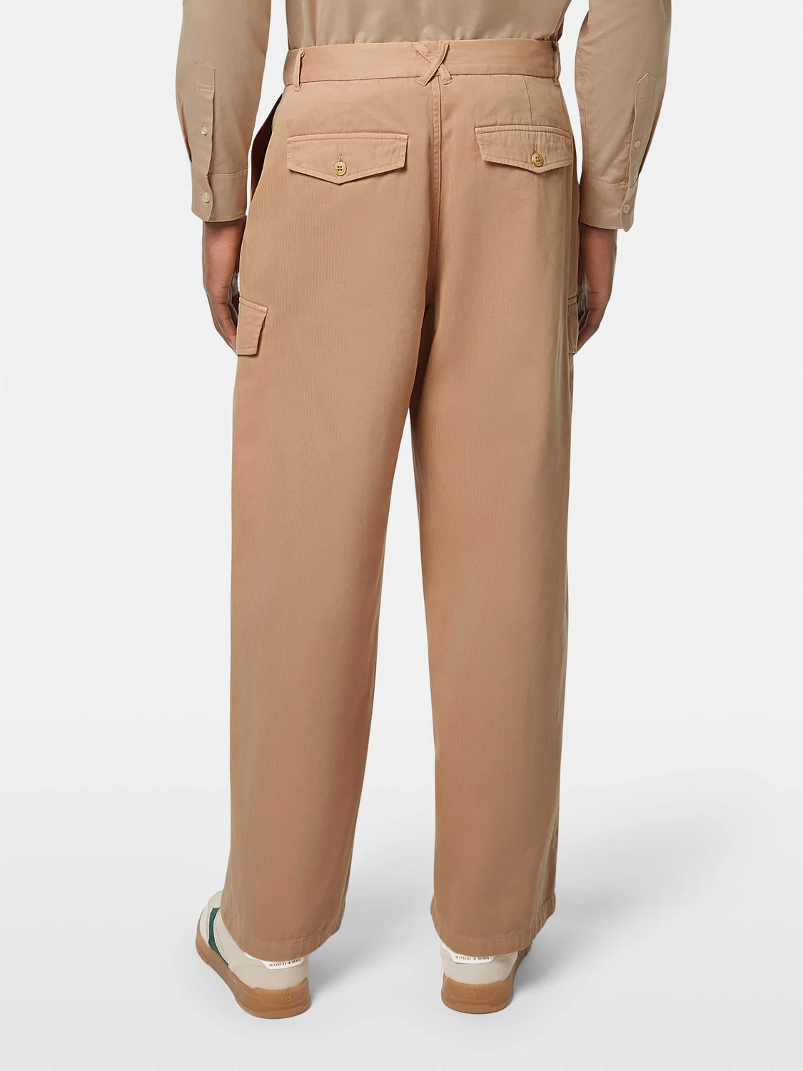Daze Garment-Dyed Herringbone Cargo Pant - Image 3