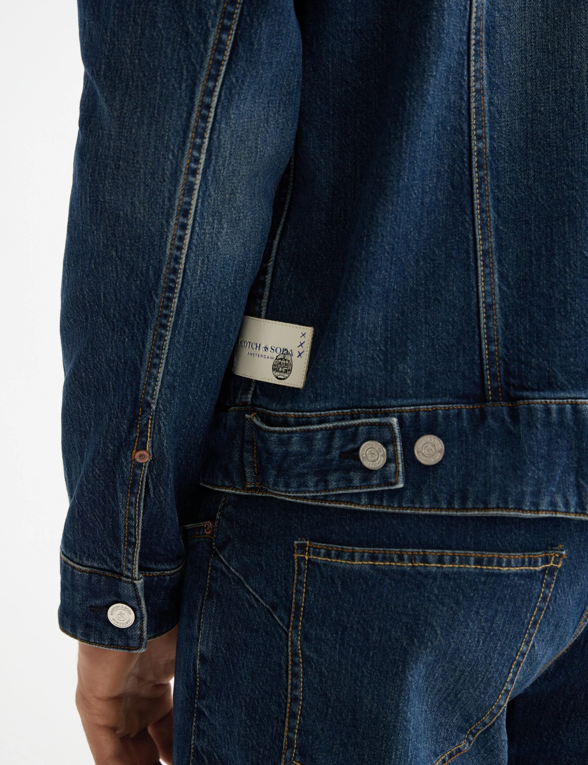 Denim trucker jacket — Let It Rain 750 years celebration - Image 4