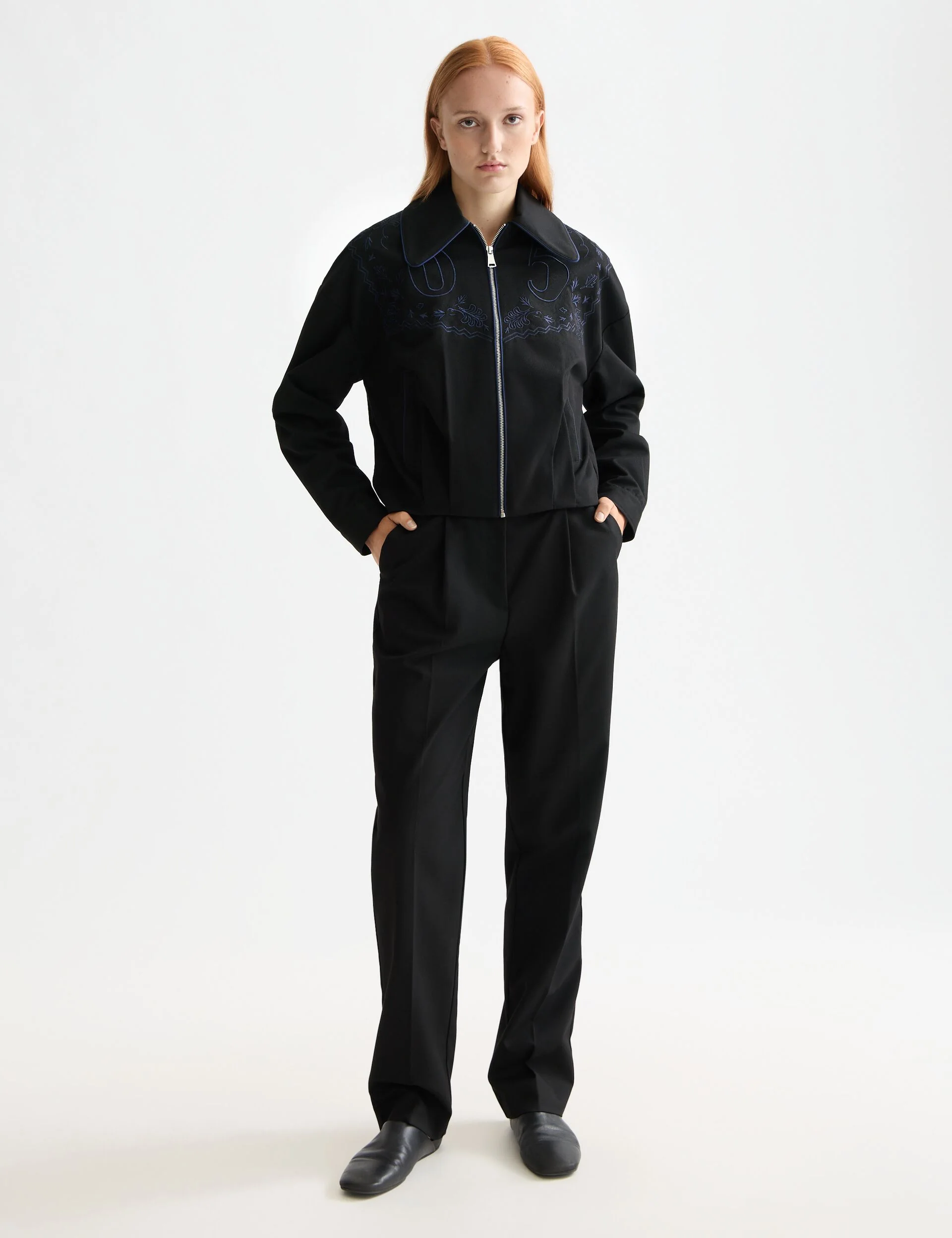 Embroidered bomber jacket - Image 2