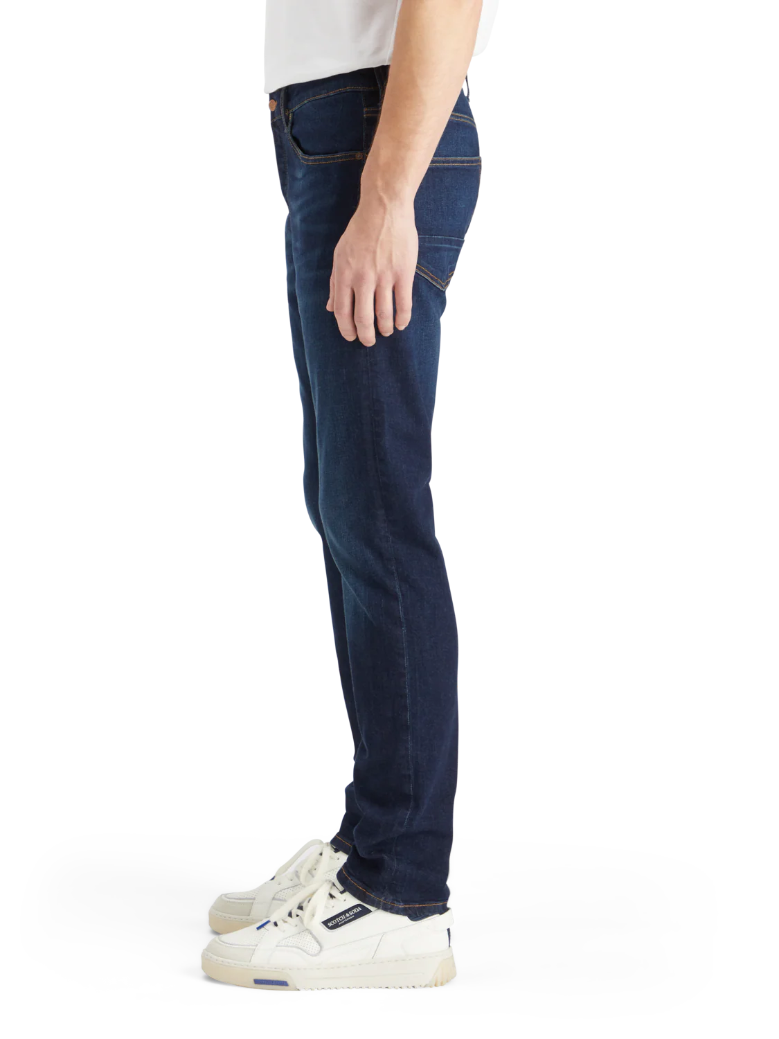 Essentials — Ralston Regular Slim Jeans | Beaten Blue - Image 4
