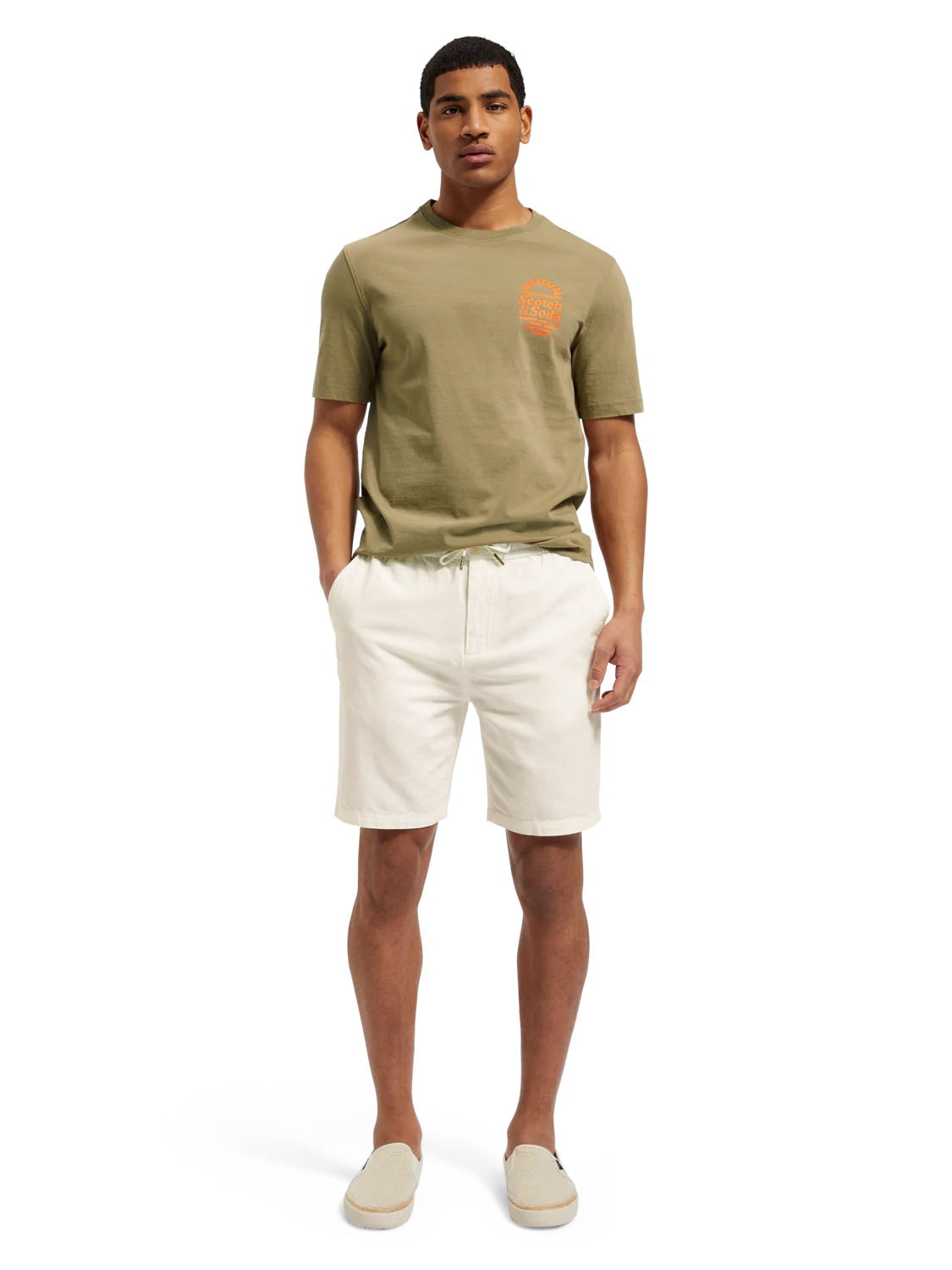 Fave Cotton-Linen Twill Bermuda - Image 2