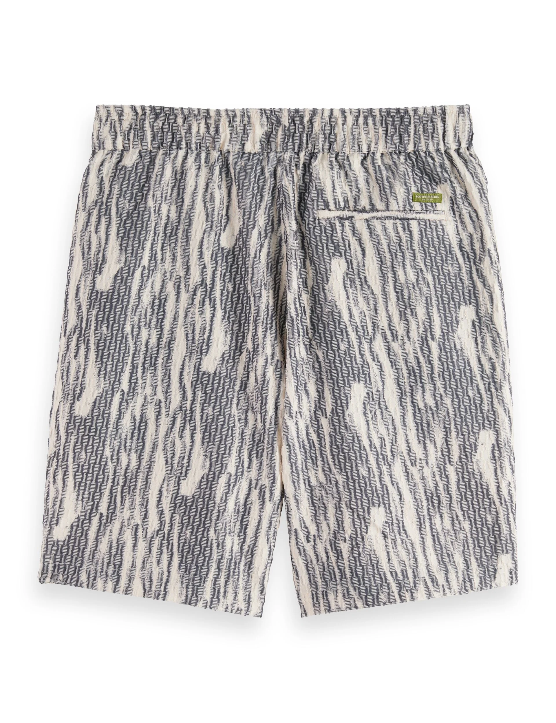 Fave - jacquard viscose-blend regular fit bermuda short - Image 5