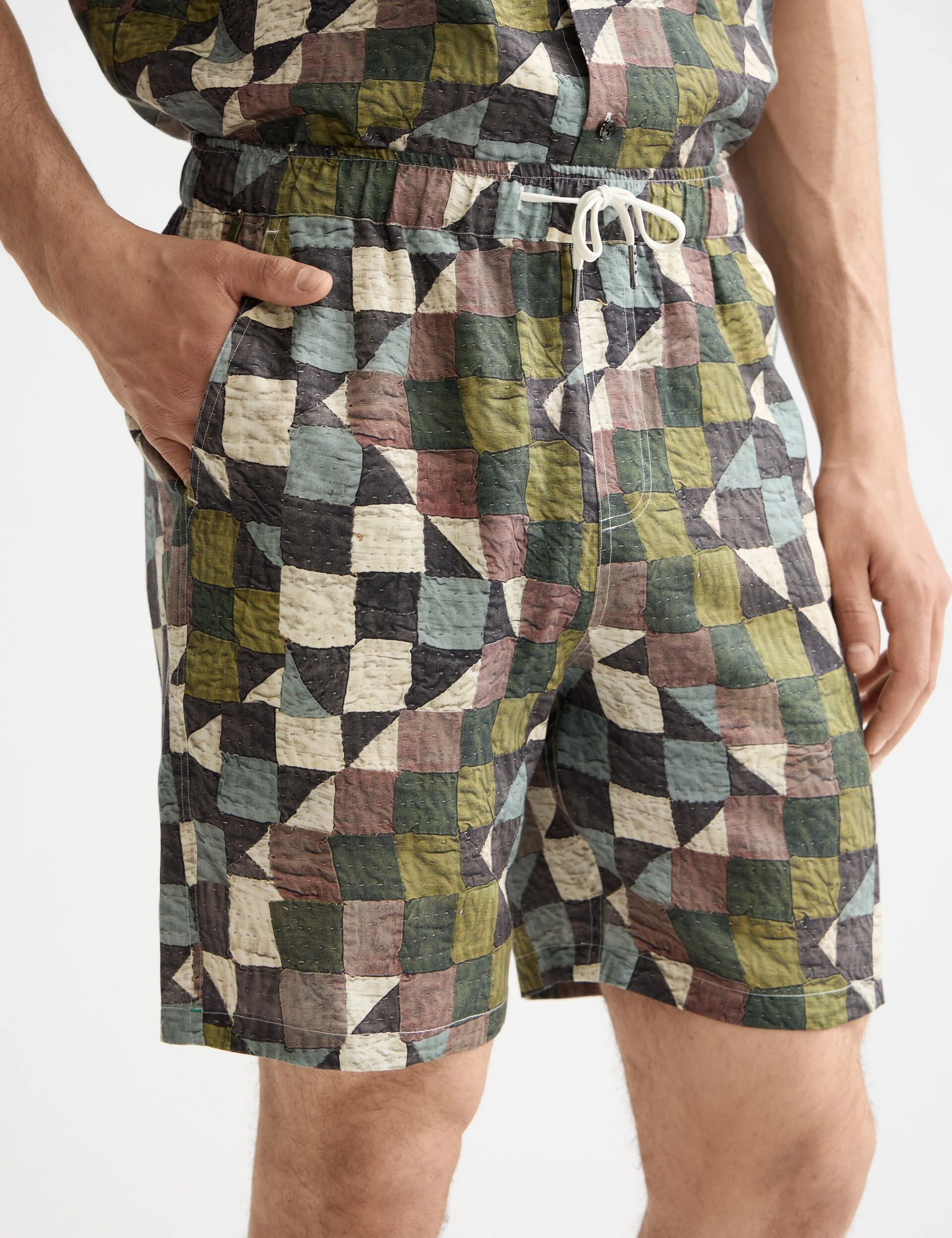 Fave - printed tencel regular fit bermuda short - Image 4