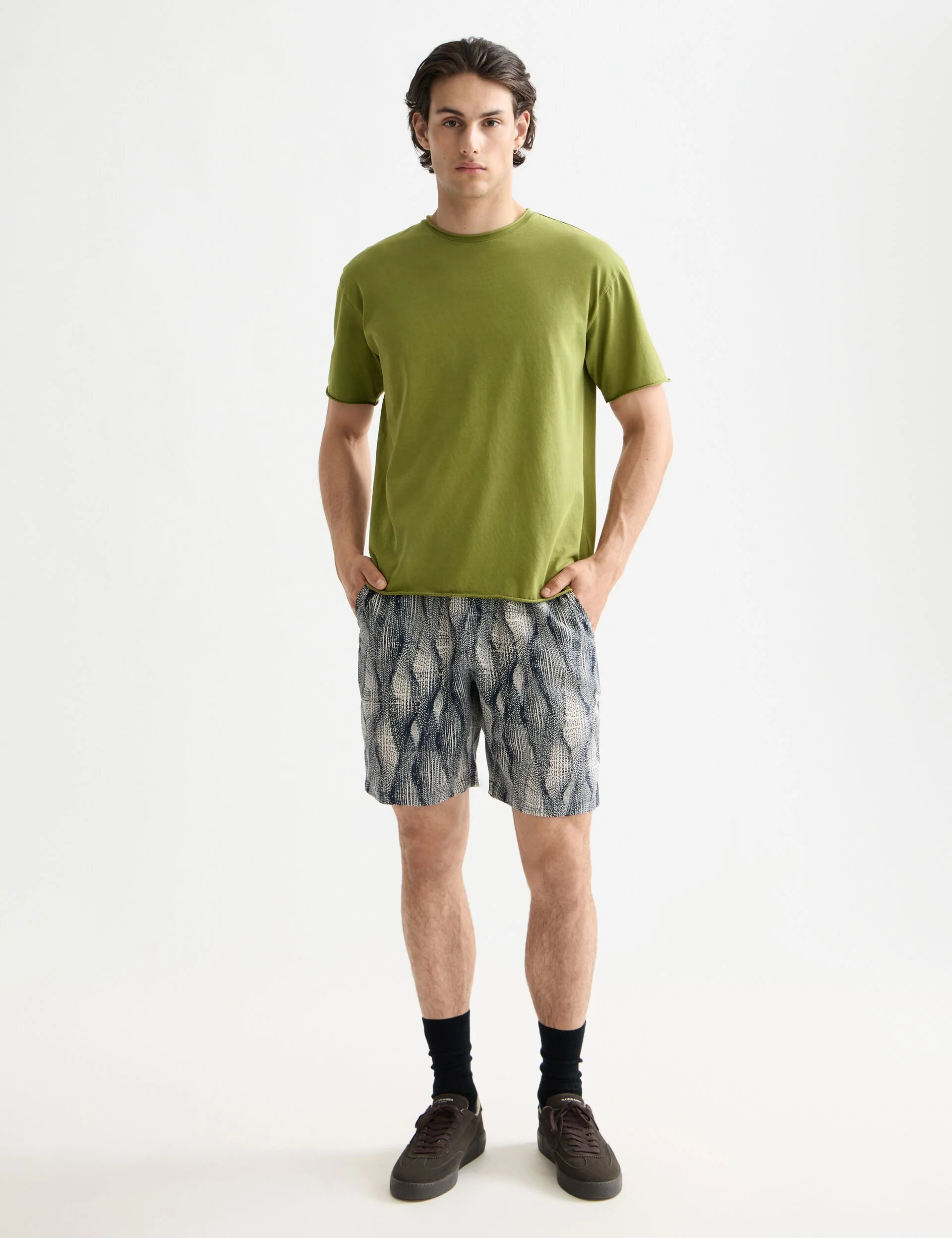 Fave - printed tencel regular fit bermuda short - Image 2
