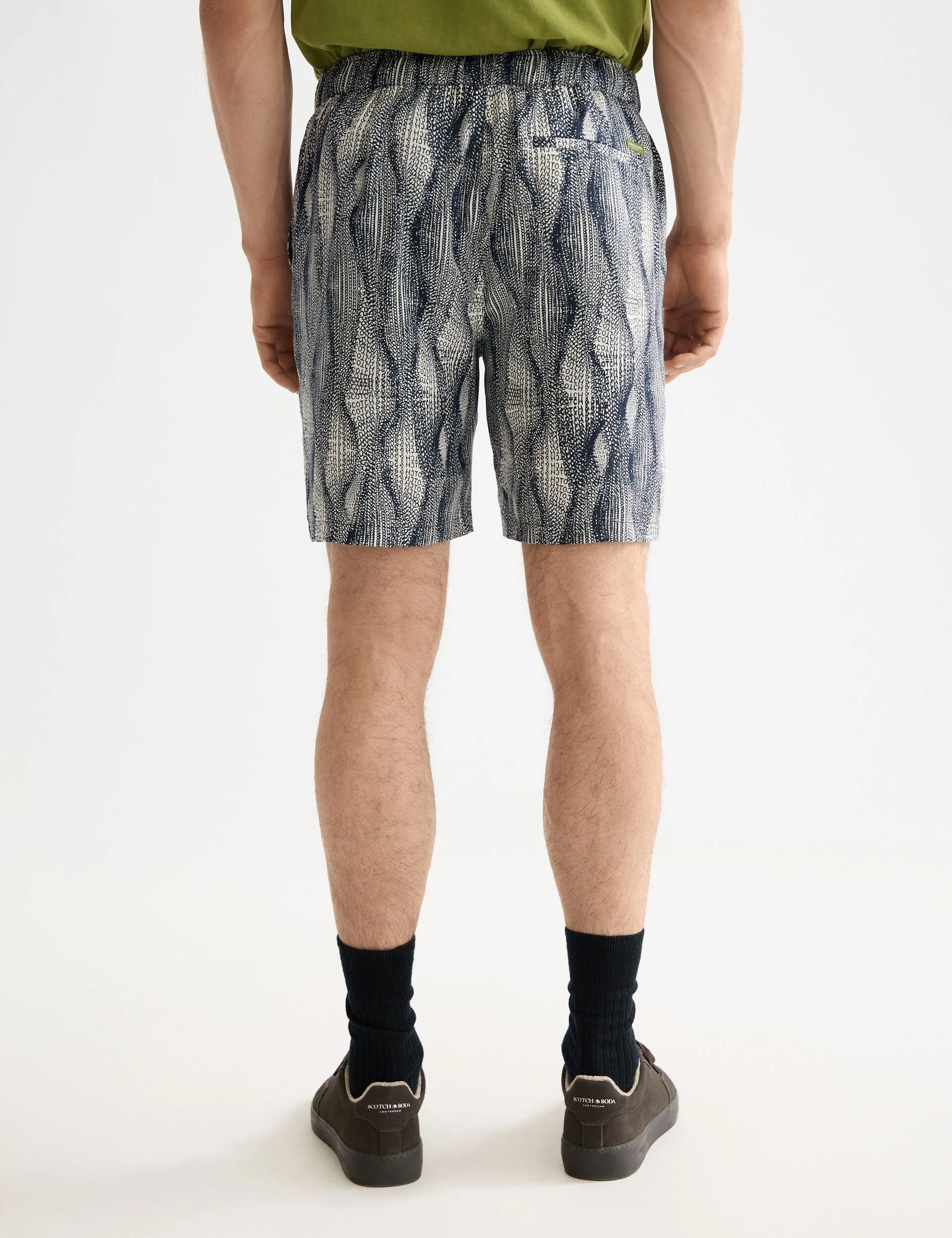 Fave - printed tencel regular fit bermuda short - Image 3