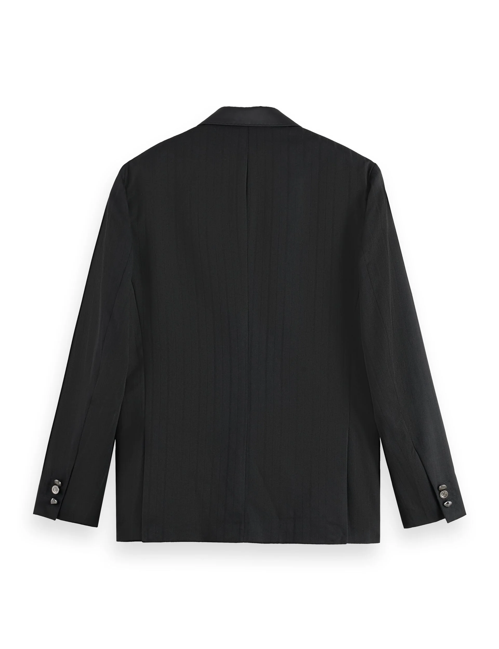 Festive double-breasted structured stripe relaxed fit blazer - Image 6