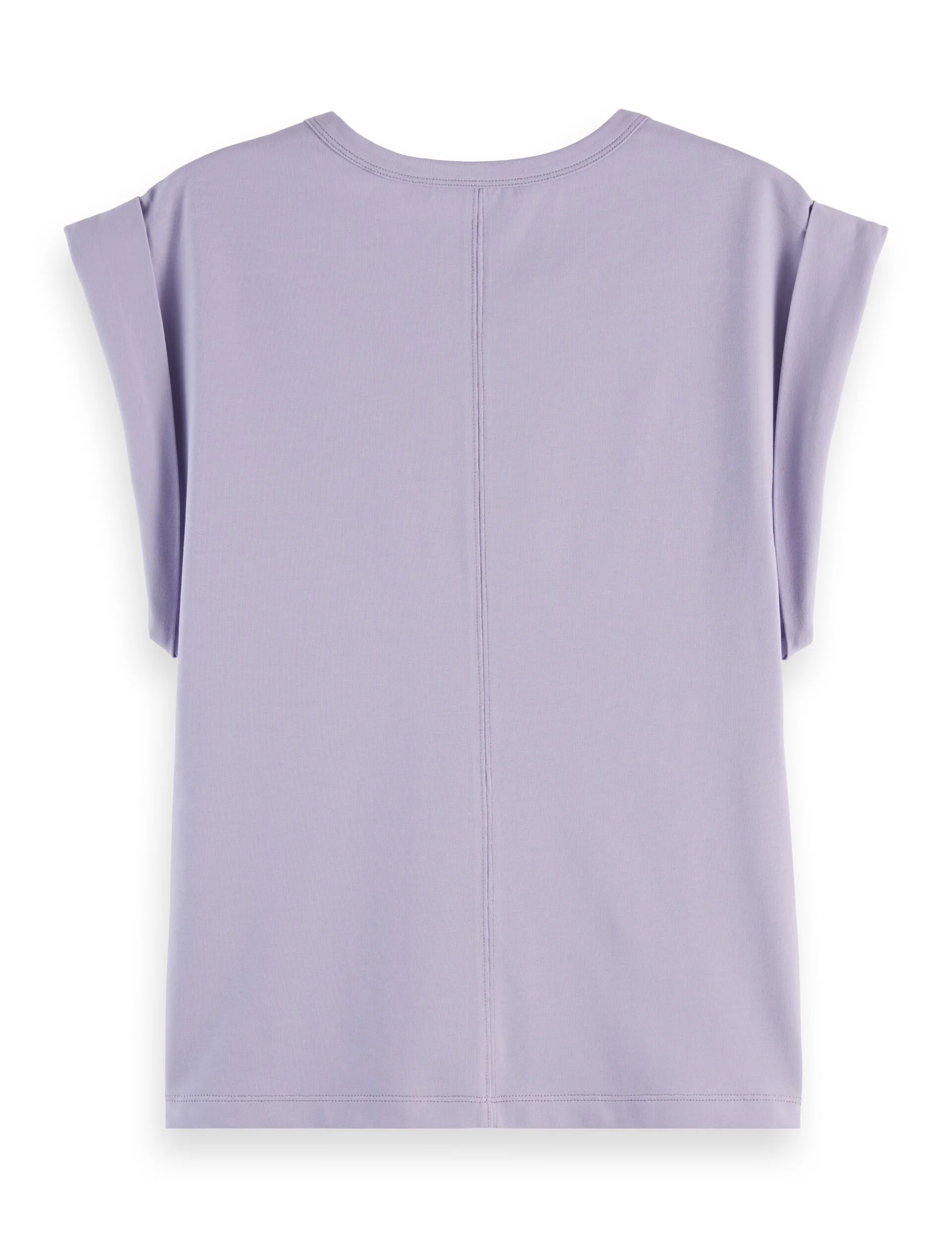 Fitted rolled-up sleeve T-shirt - Image 6