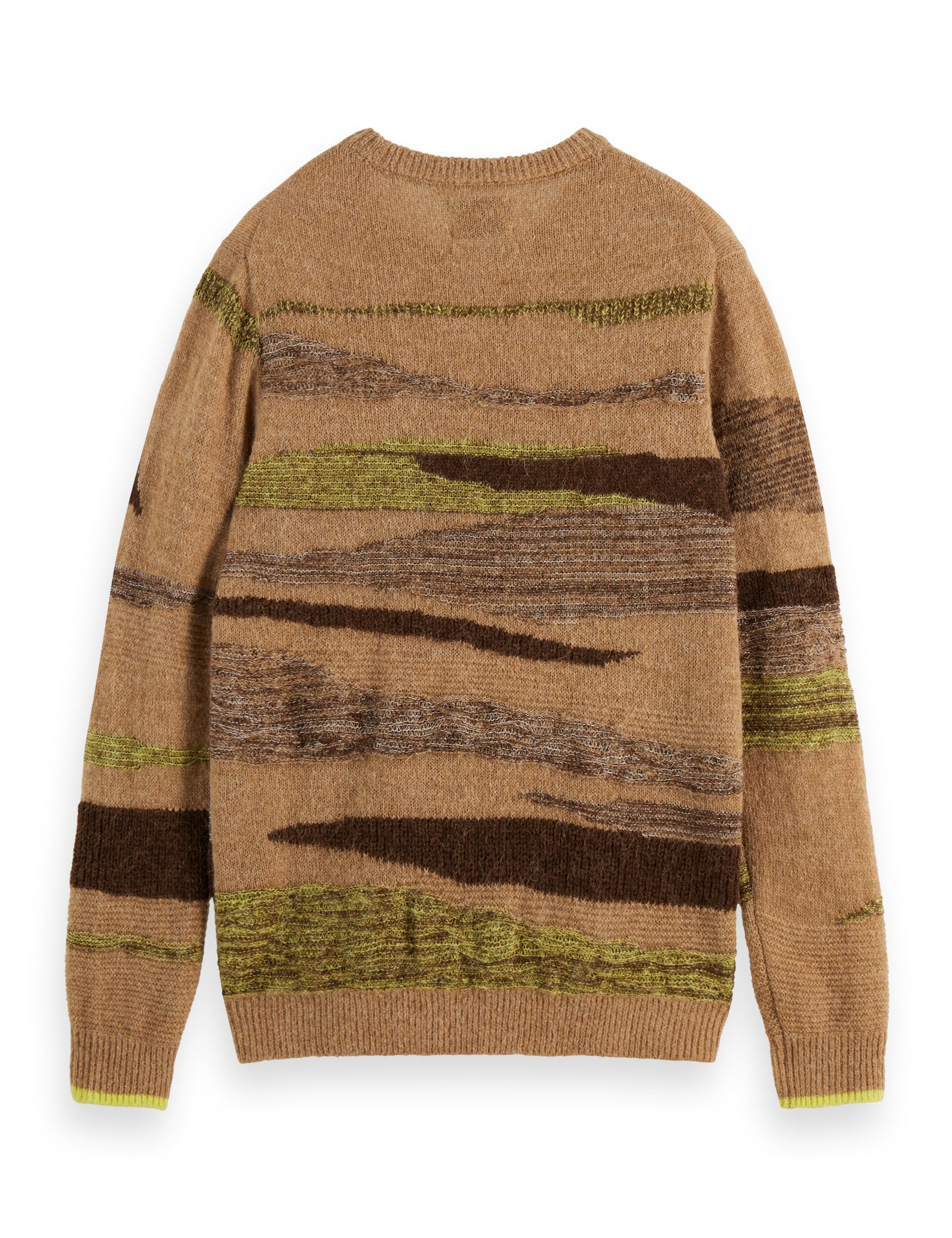 Fluffy alpaca wool blend crew neck - Image 6