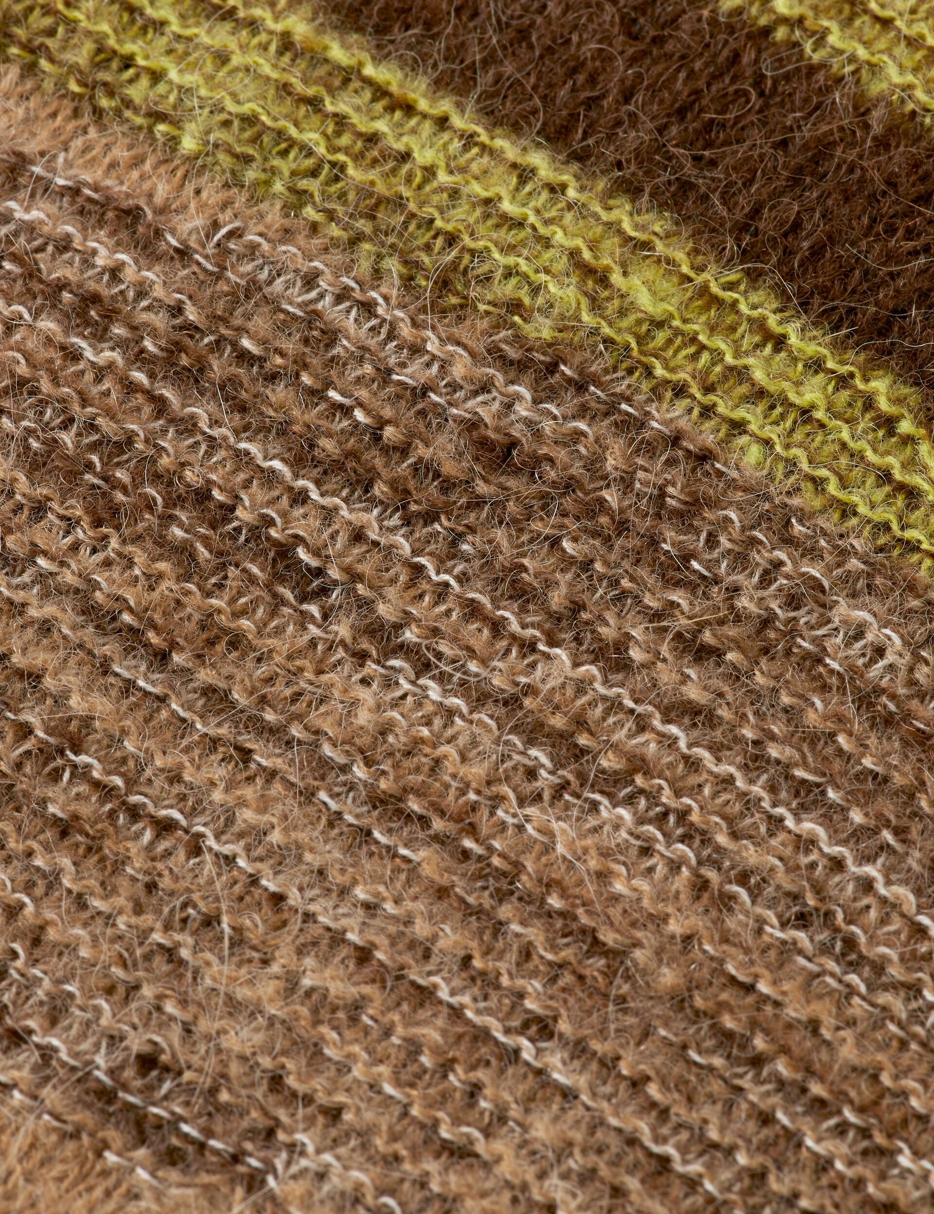 Fluffy alpaca wool blend crew neck - Image 7