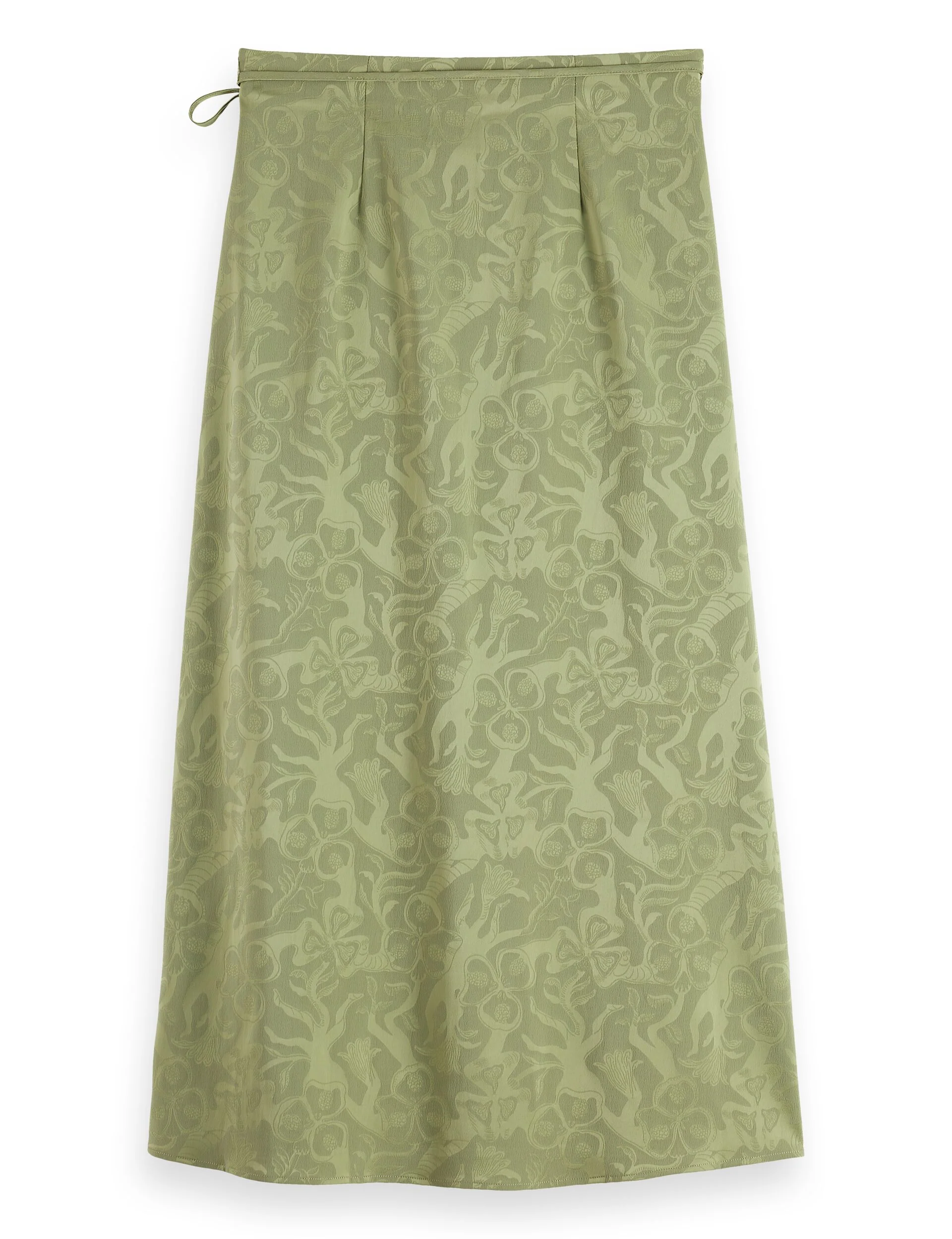 Fluid wrapped midi skirt - Image 6