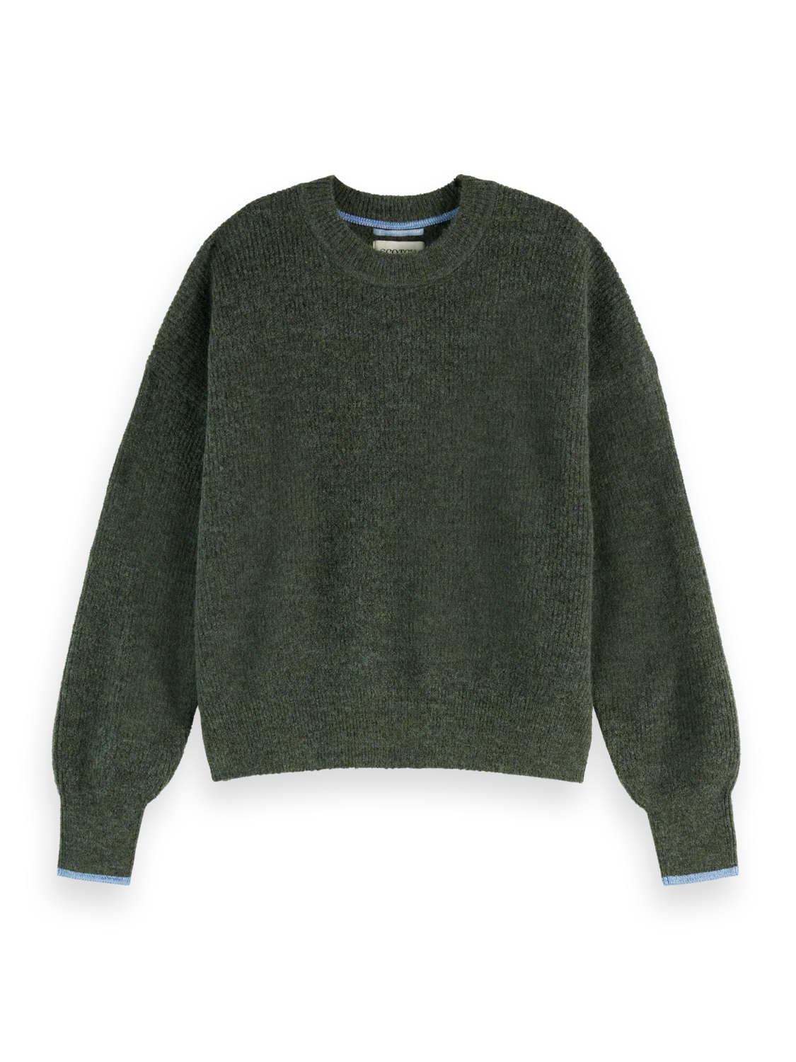 Fuzzy Crew Neck Pullover - Image 5