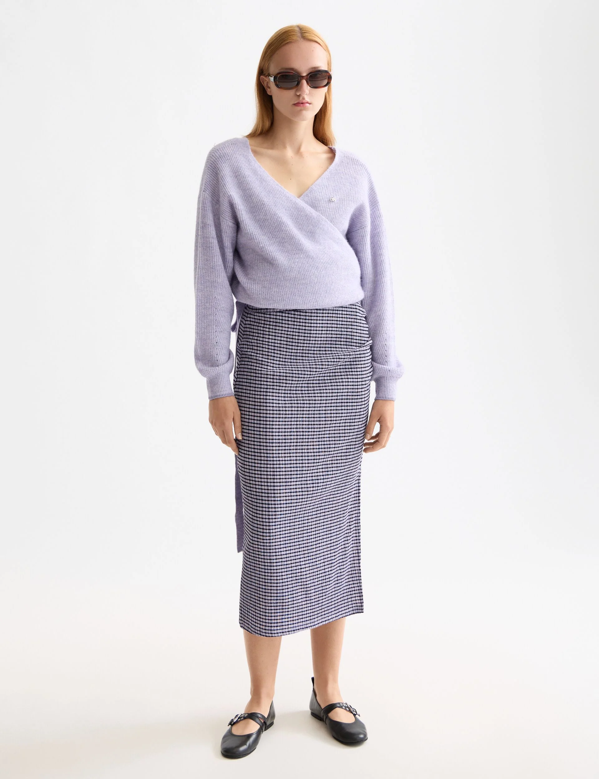 Fuzzy wrap cardigan - Image 2