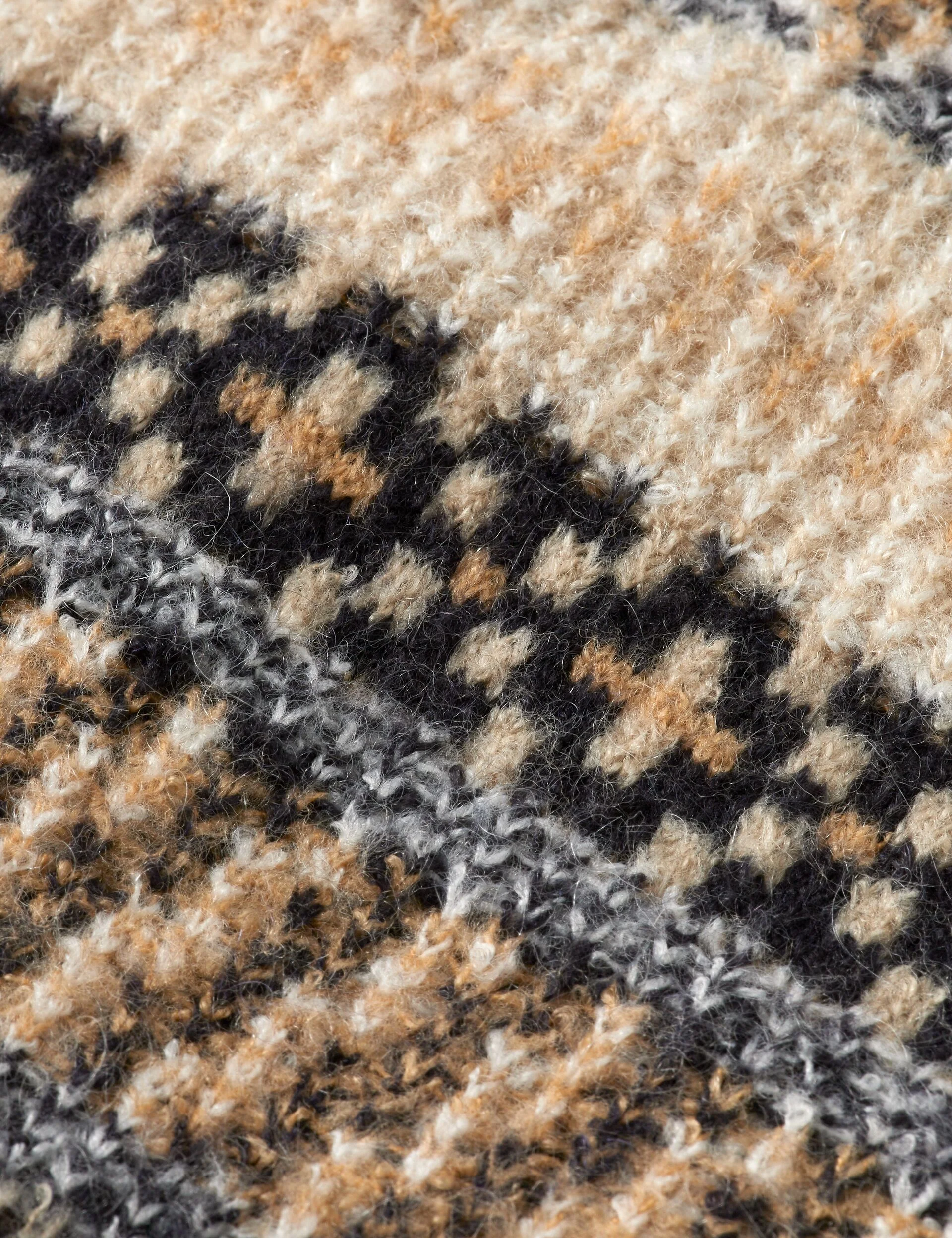 Jacquard dropped shoulder crewneck - Image 7