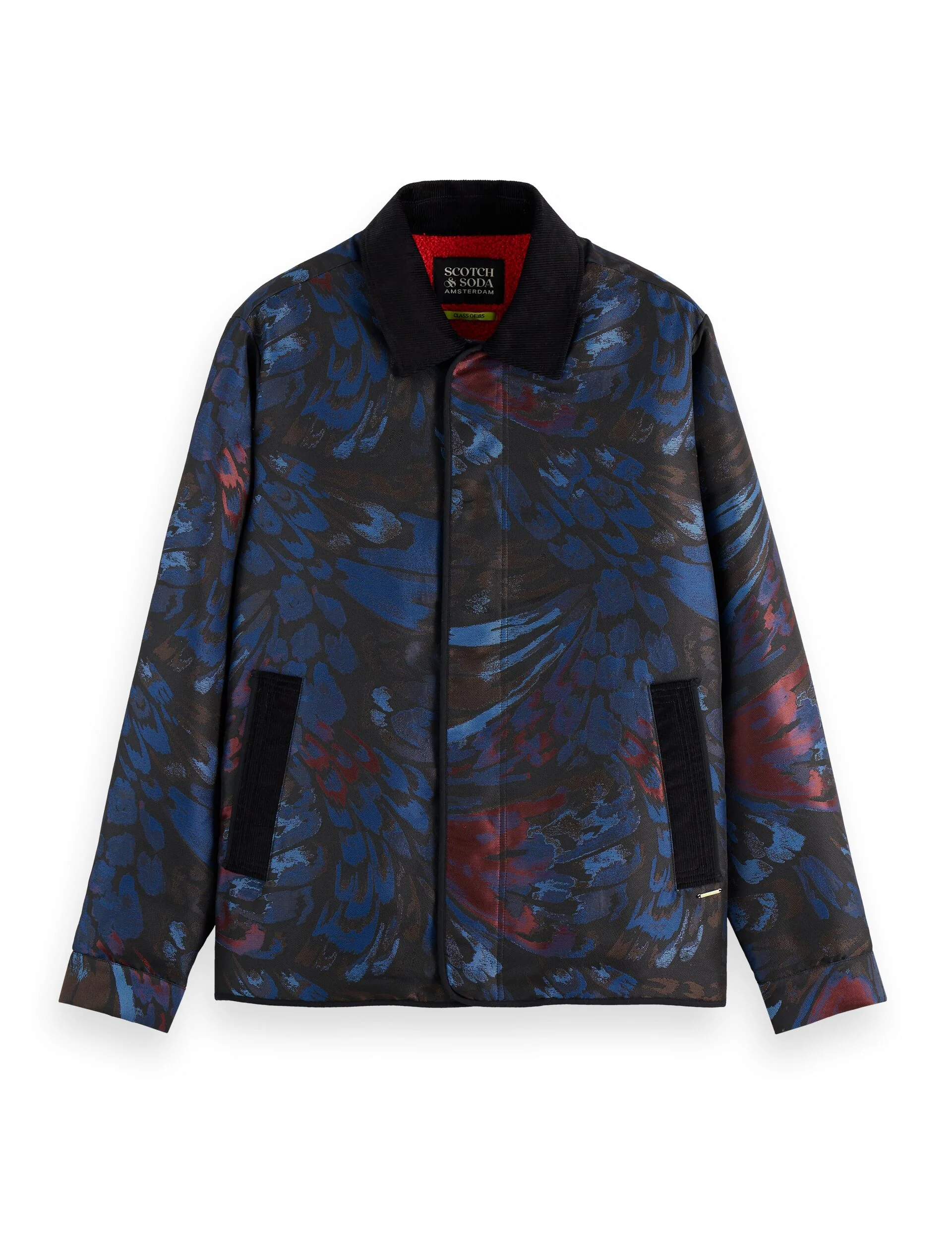Jacquard feathers blouson - Image 5