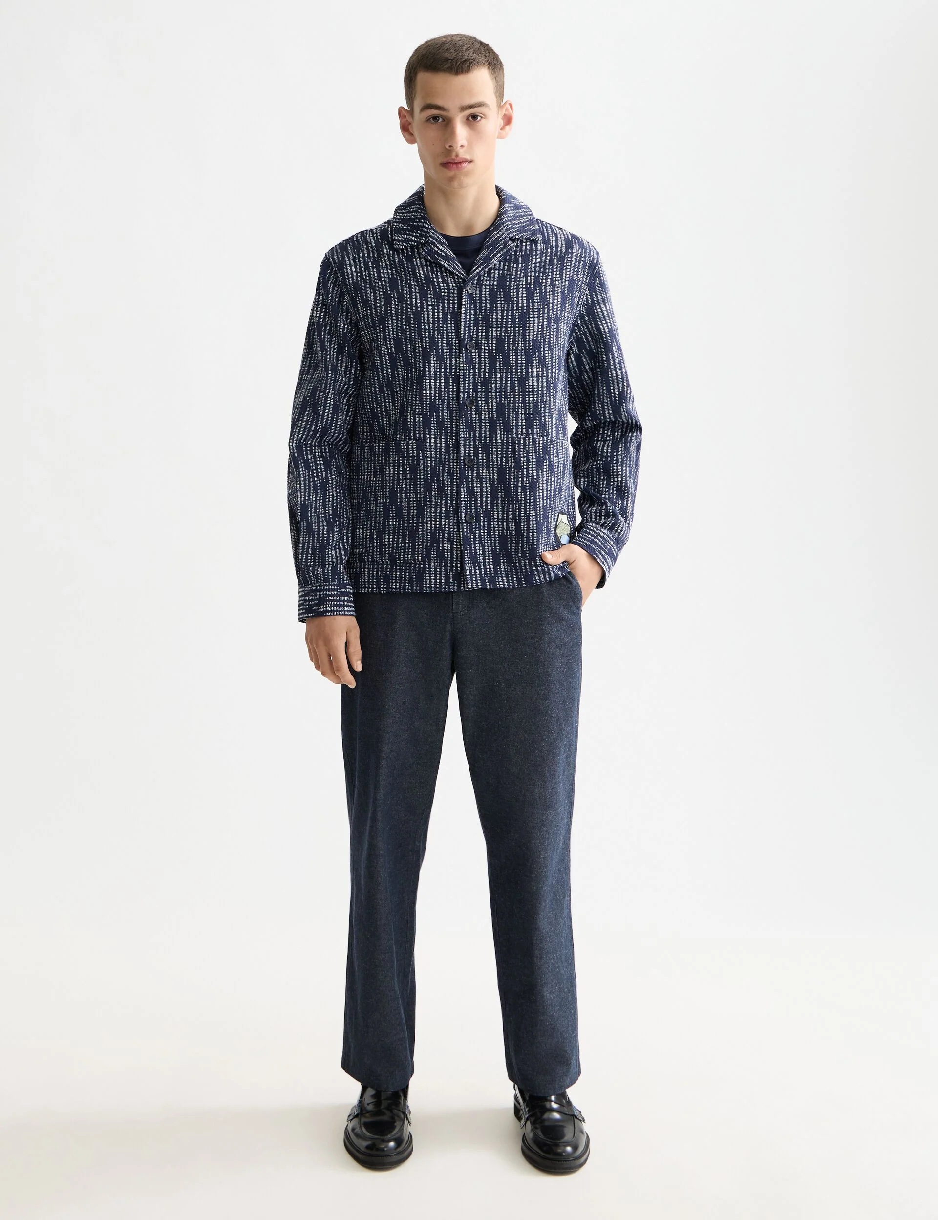 Jacquard overshirt - Image 2