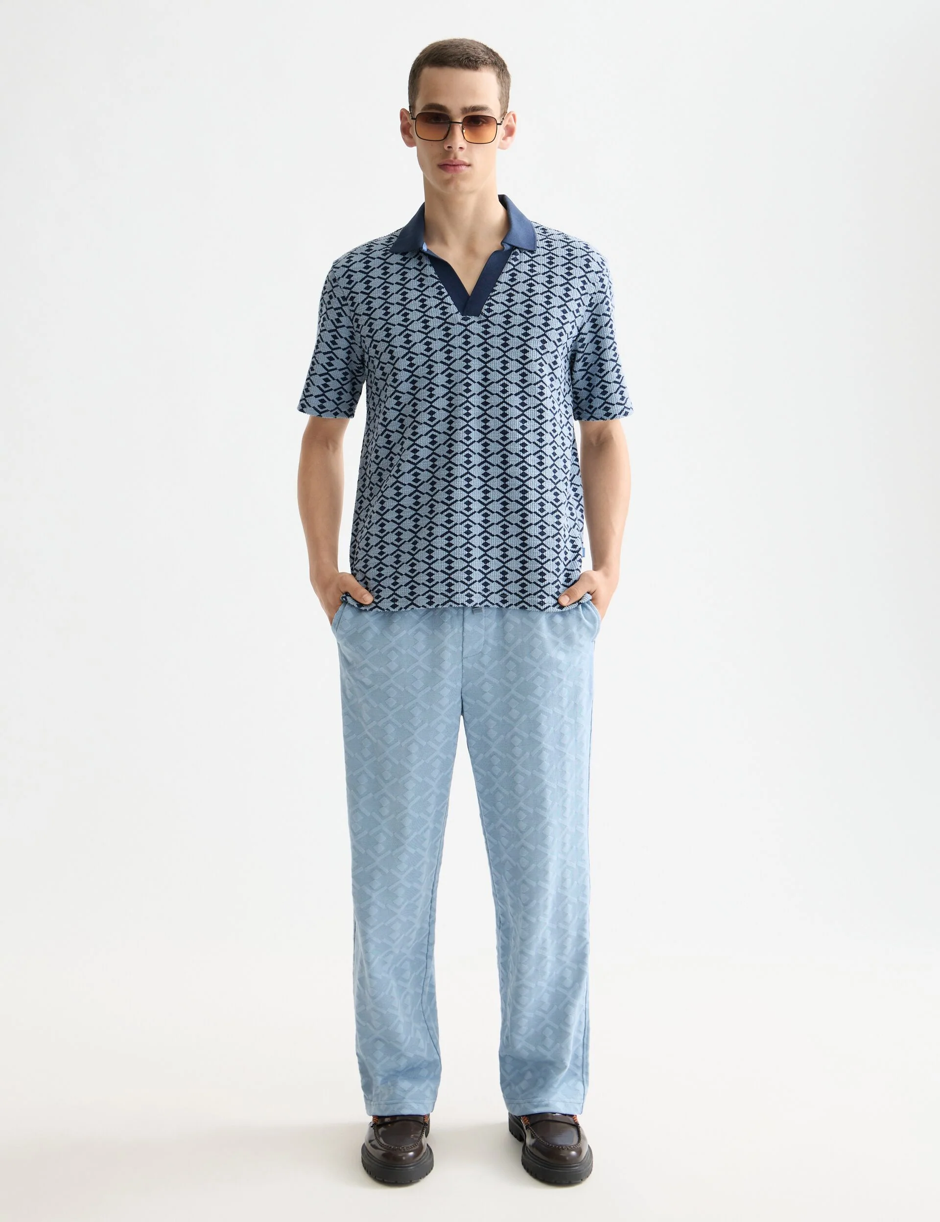 Jacquard Terry Sweatpants - Image 2