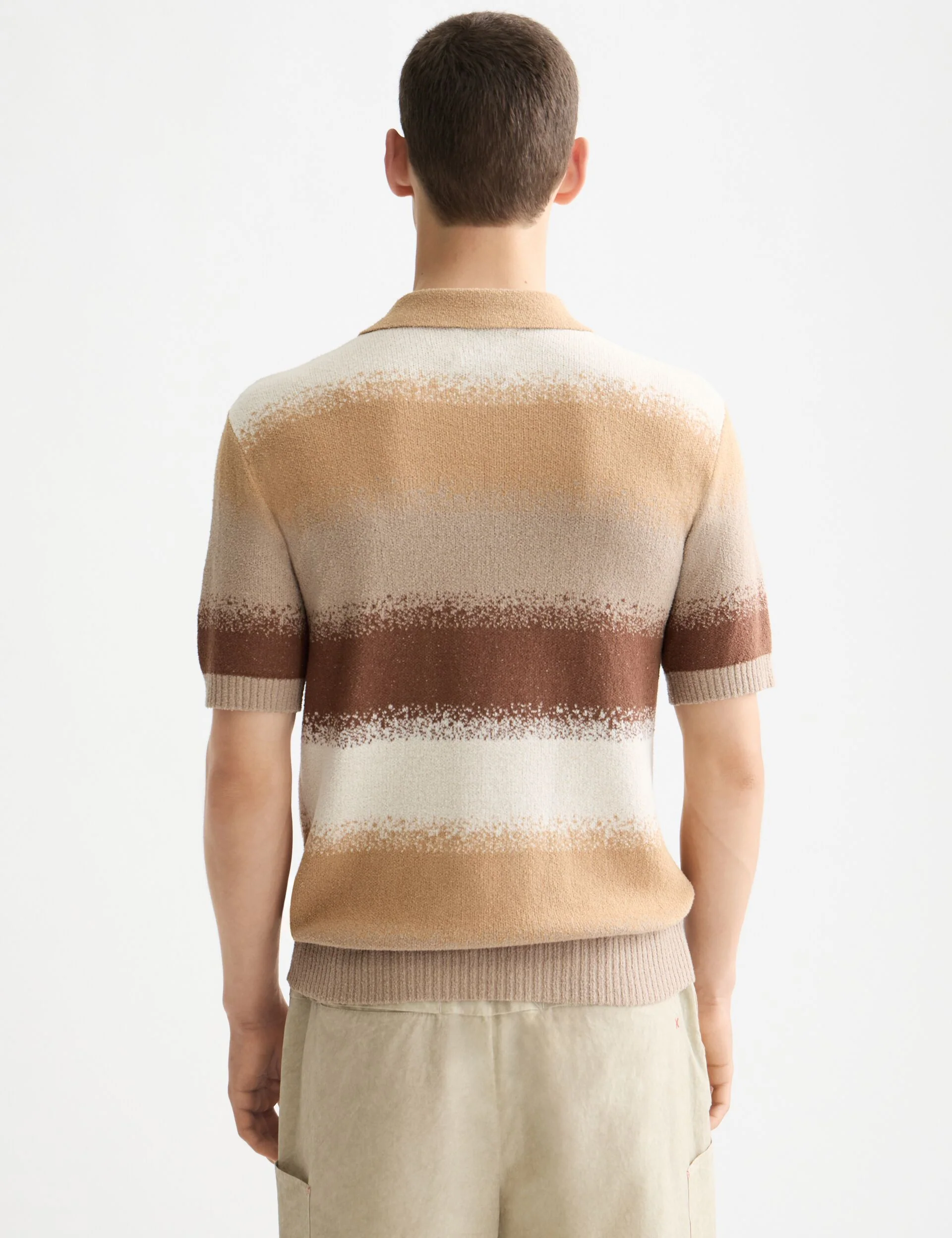 Knitted degrade polo - Image 3