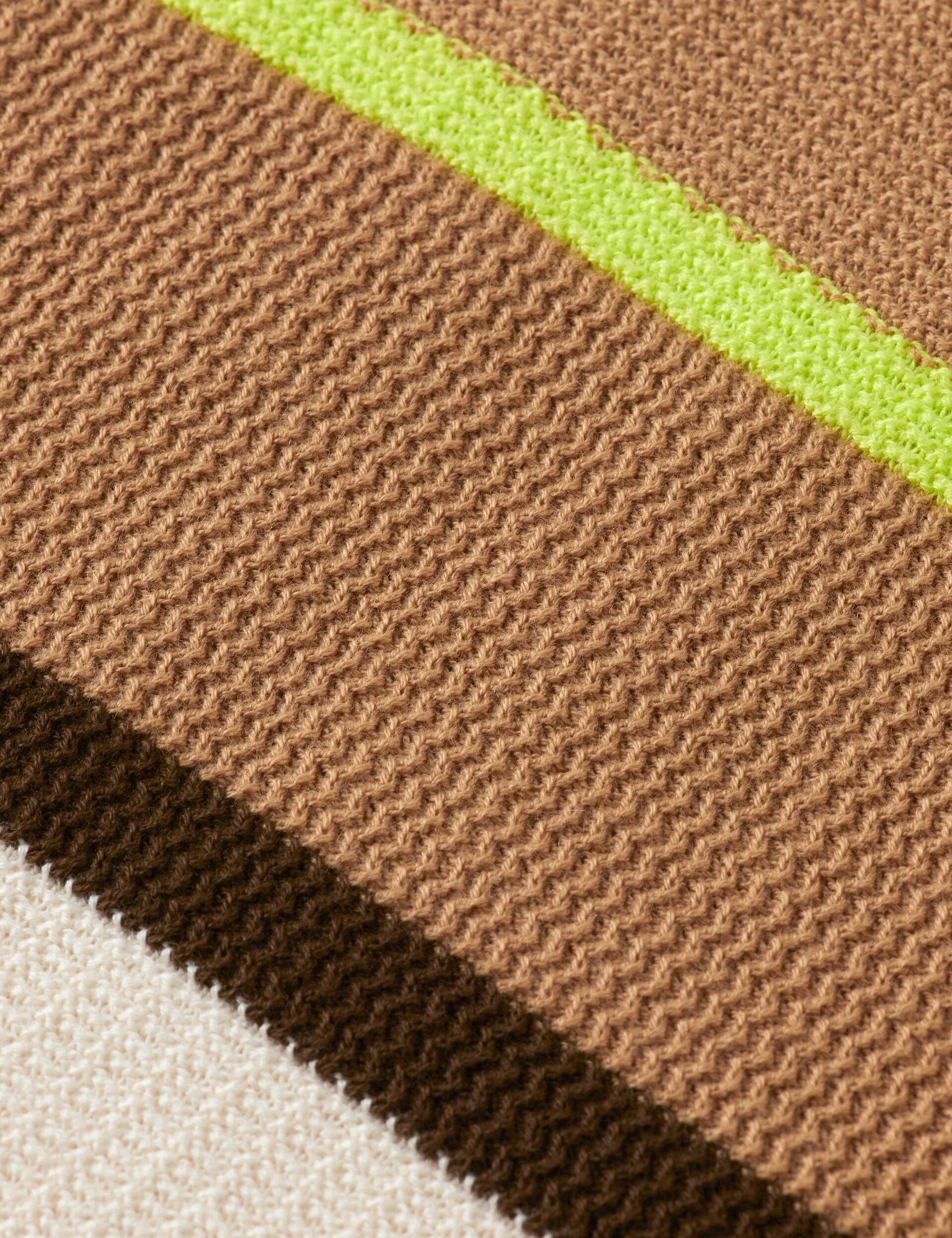 Knitted striped regular fit polo - Image 7