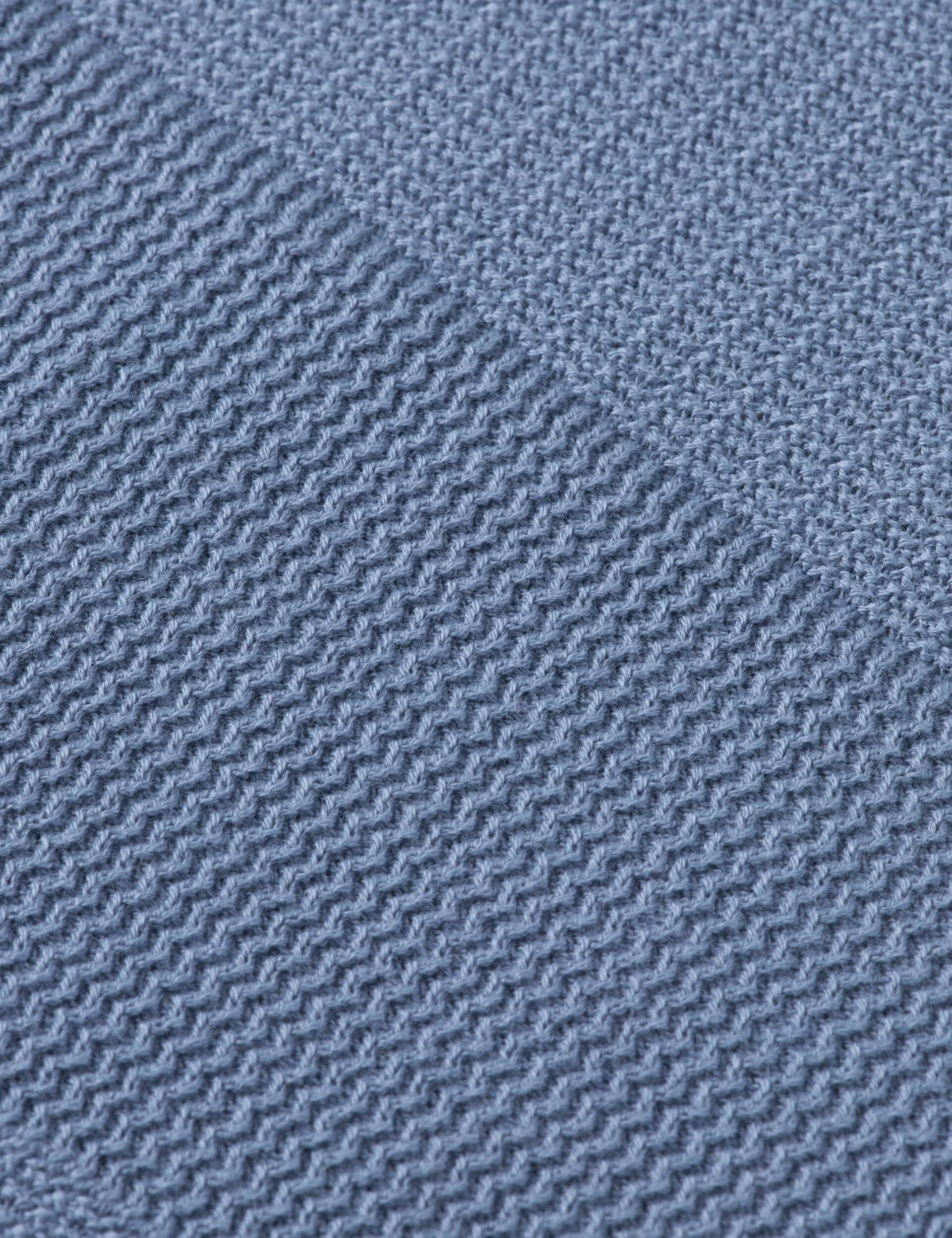 Knitted tone on tone striped regular fit polo - Image 7
