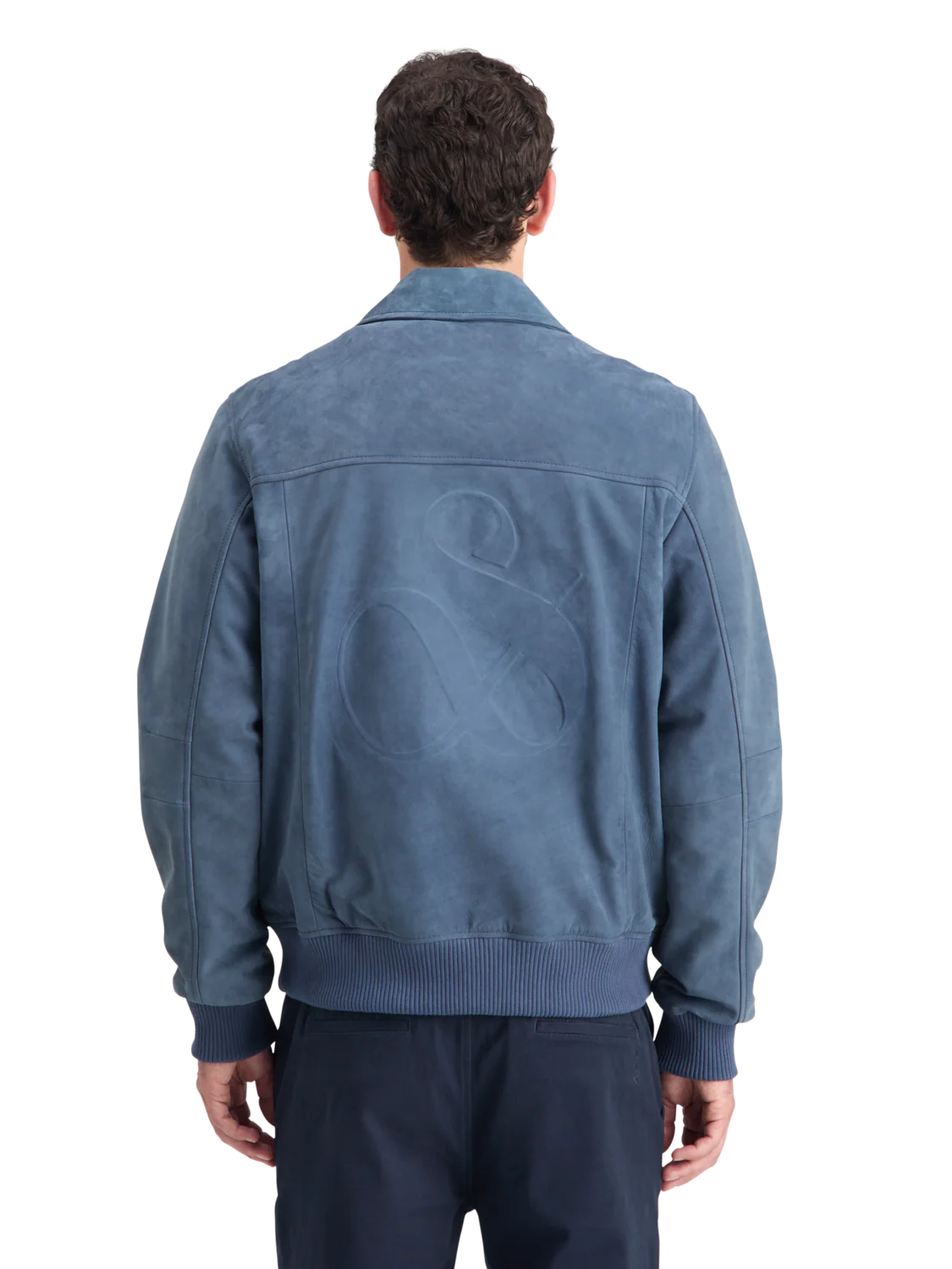 Leather Blouson Jacket - Image 3