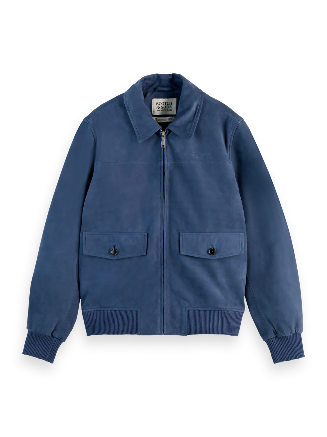 Leather Blouson Jacket - Image 5