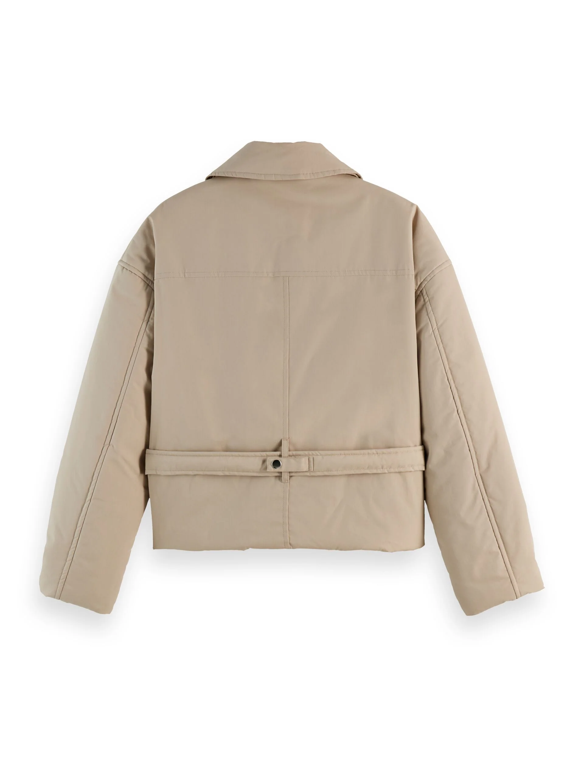 Lightweight padded poplin trench - Image 6