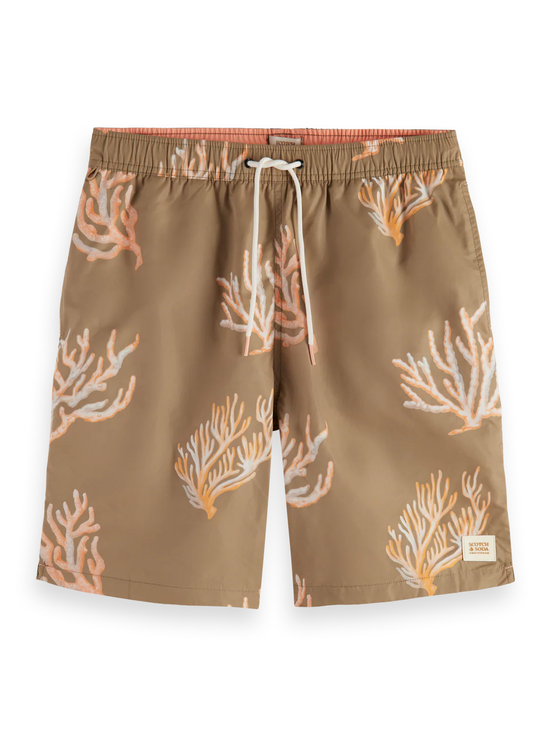 Long Length Swim Short With All Over Print