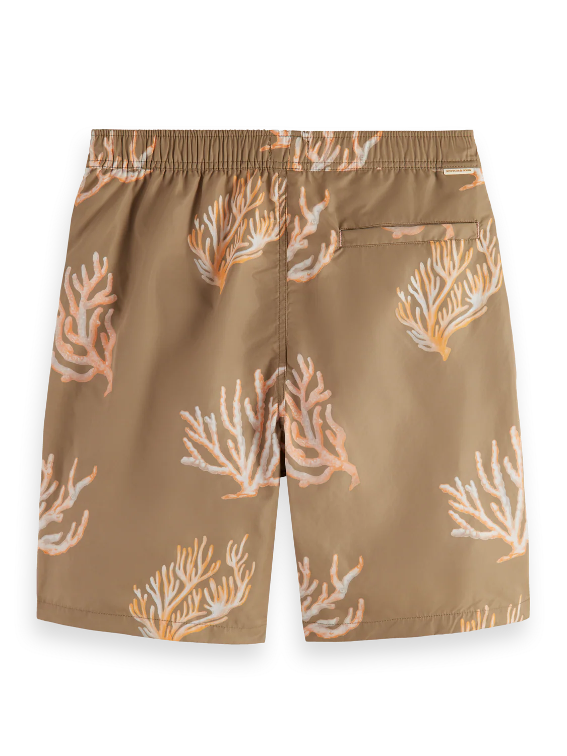 Long Length Swim Short With All Over Print - Image 2