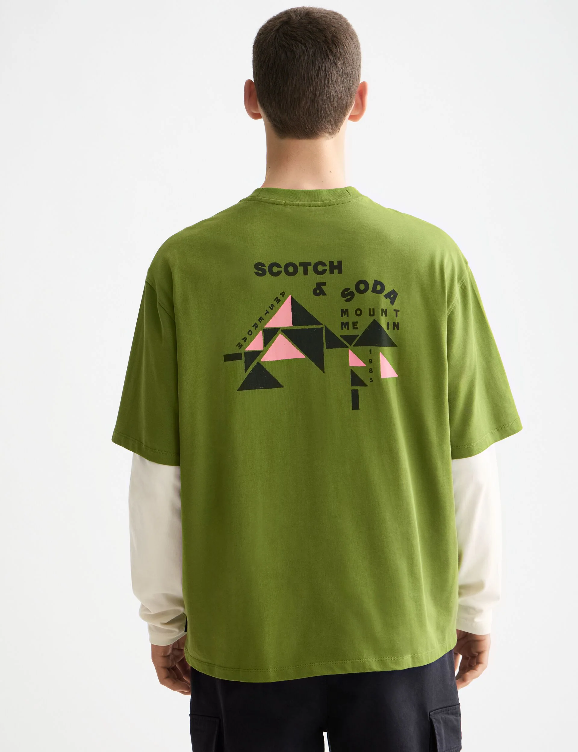 Loose fit front and back artwork t-shirt - Image 3