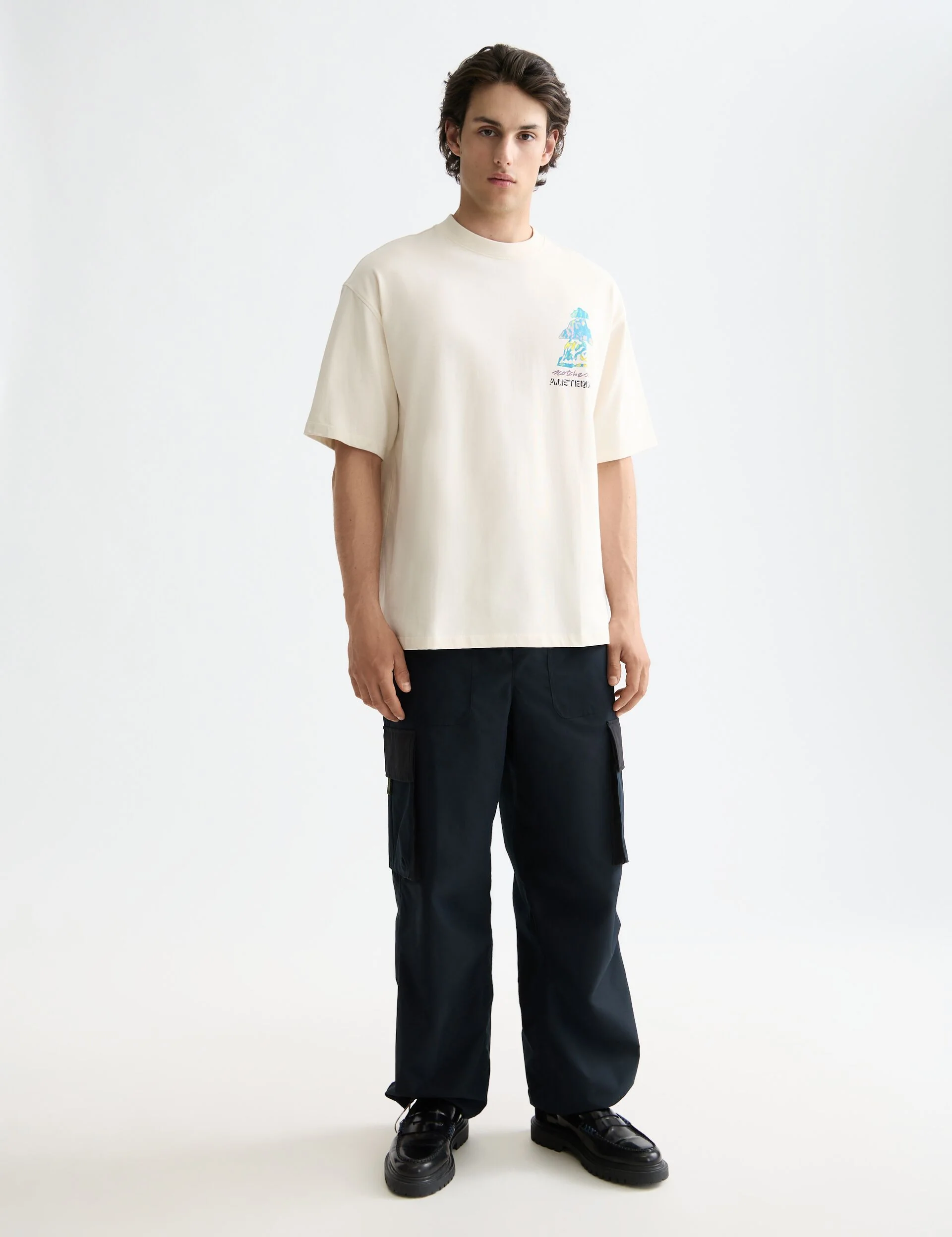 Loose fit front and back artwork t-shirt - Image 2