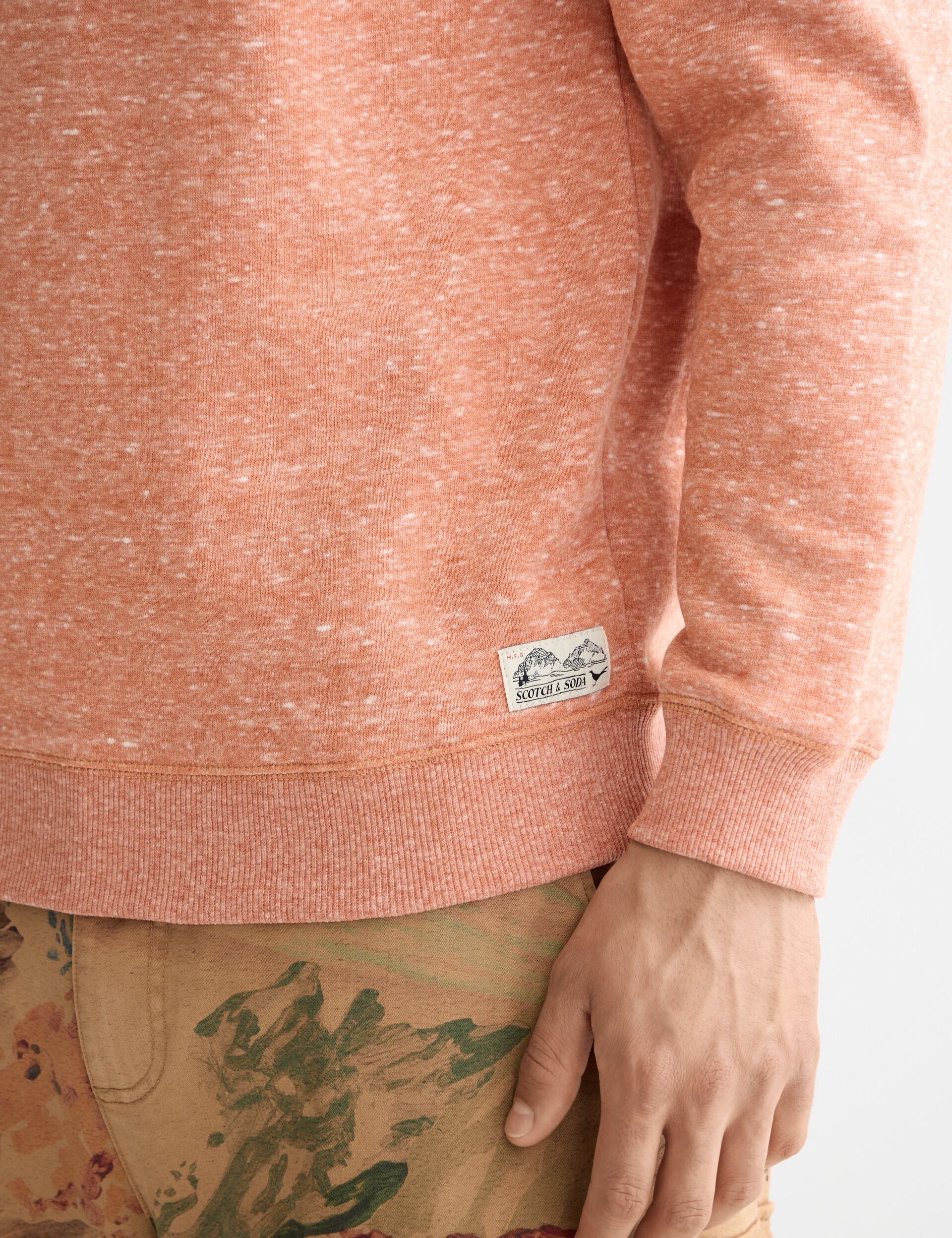 Melange Crew Neck Sweatshirt - Image 4
