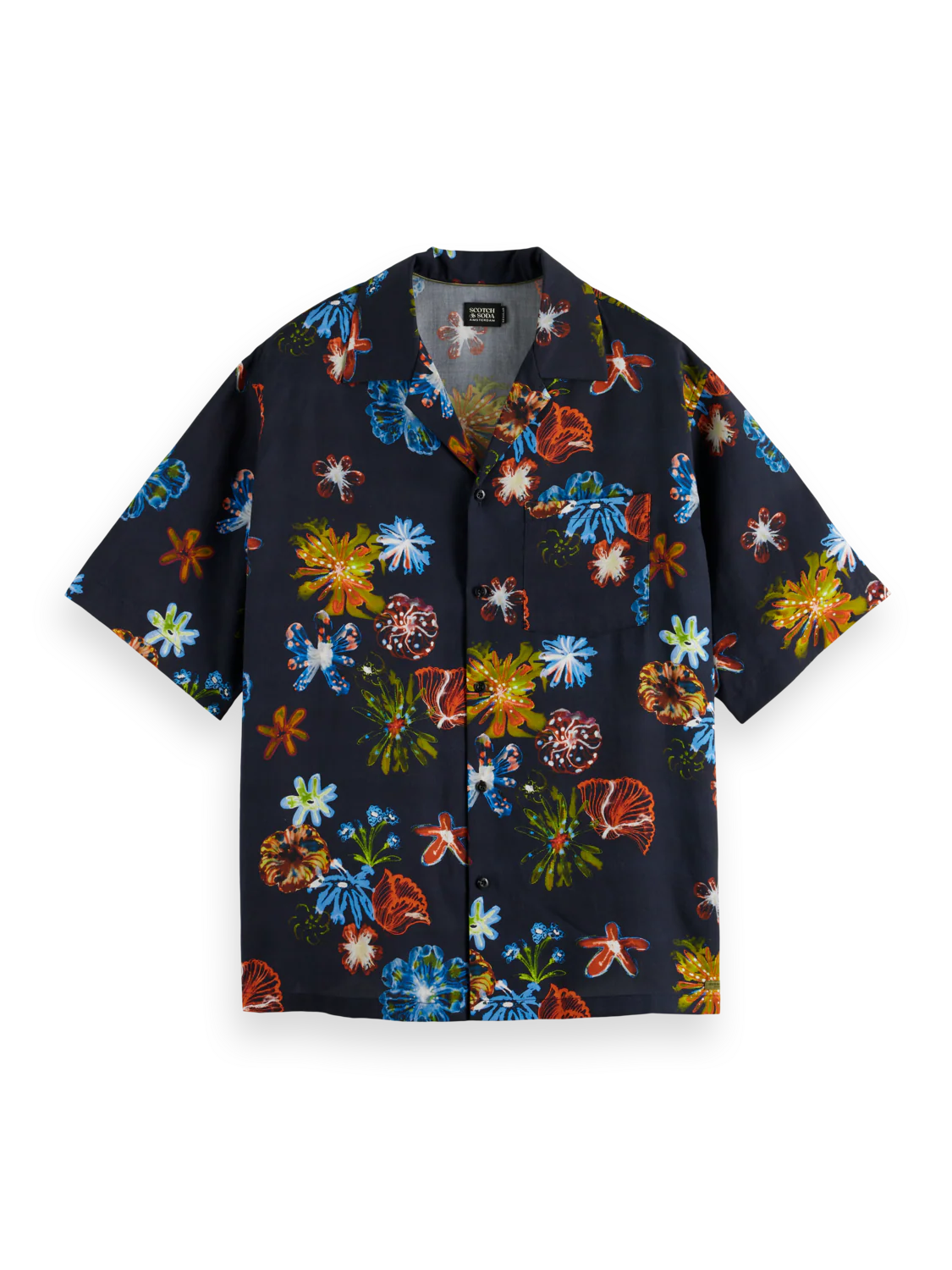 Night Flower Printed Shirt