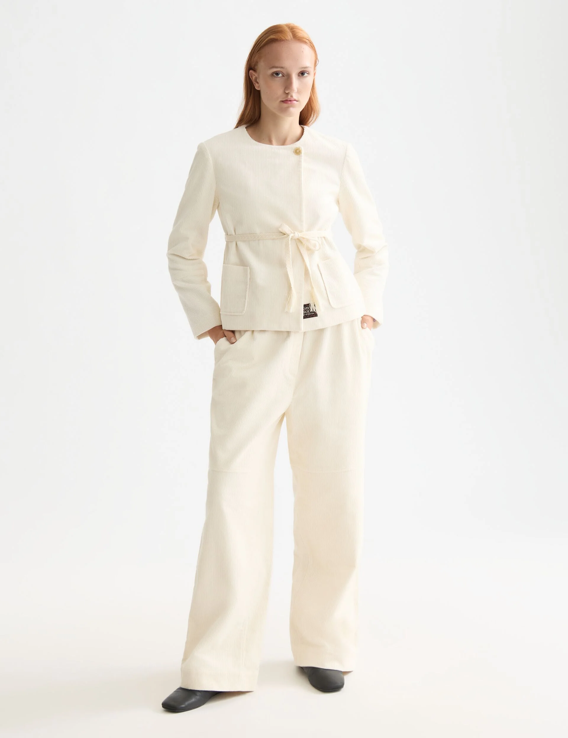 Noa high-rise wide-leg pull on pant - Image 2