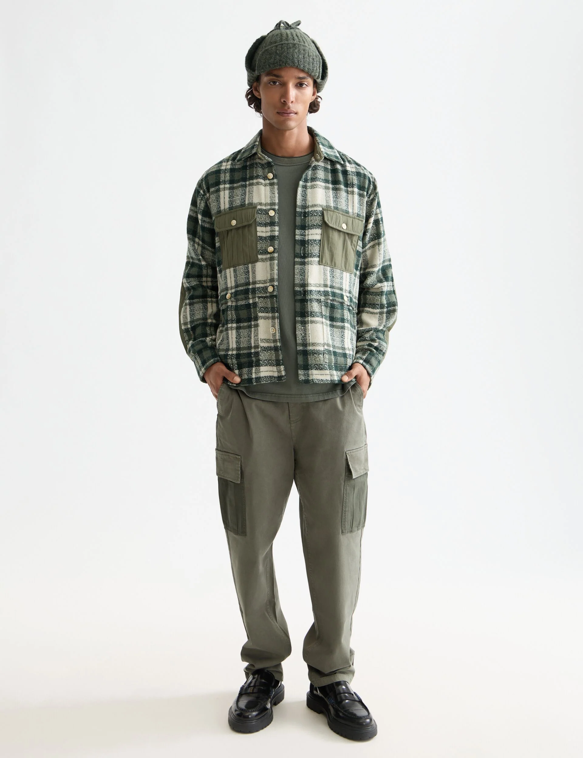 Patchwork relaxed-fit shirt - Image 2