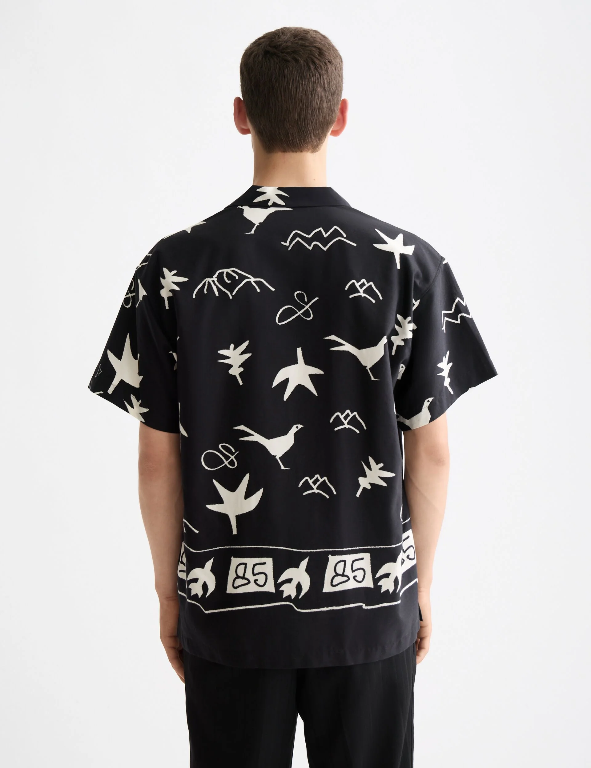 Placed print short-sleeved shirt - Image 3