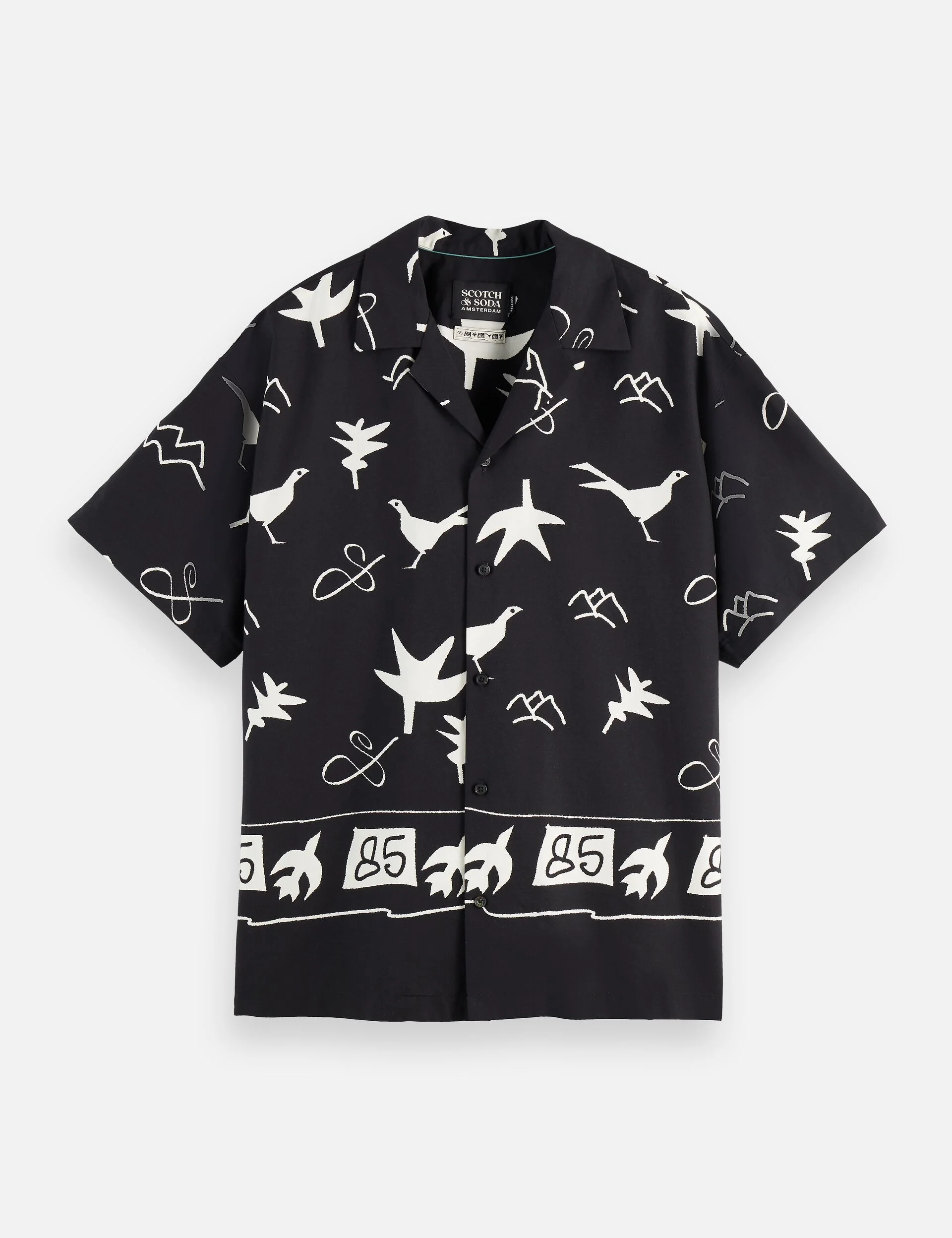 Placed print short-sleeved shirt - Image 5